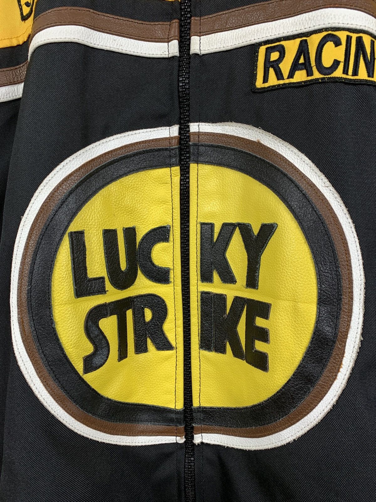 Vintage Vintage Lucky Strike Racing Leather Jacket Size US XL / EU 56 / 4 - 16 Thumbnail
