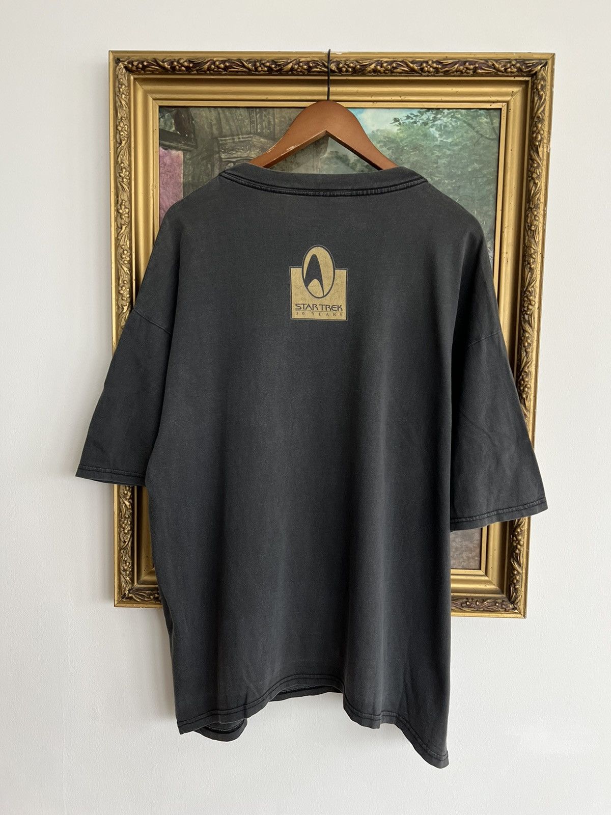 Band Tees Vintage 1996 Star Trek NCC-1701 Faded Black Tee (Star Wars) Size US XL / EU 56 / 4 - 2 Thumbnail