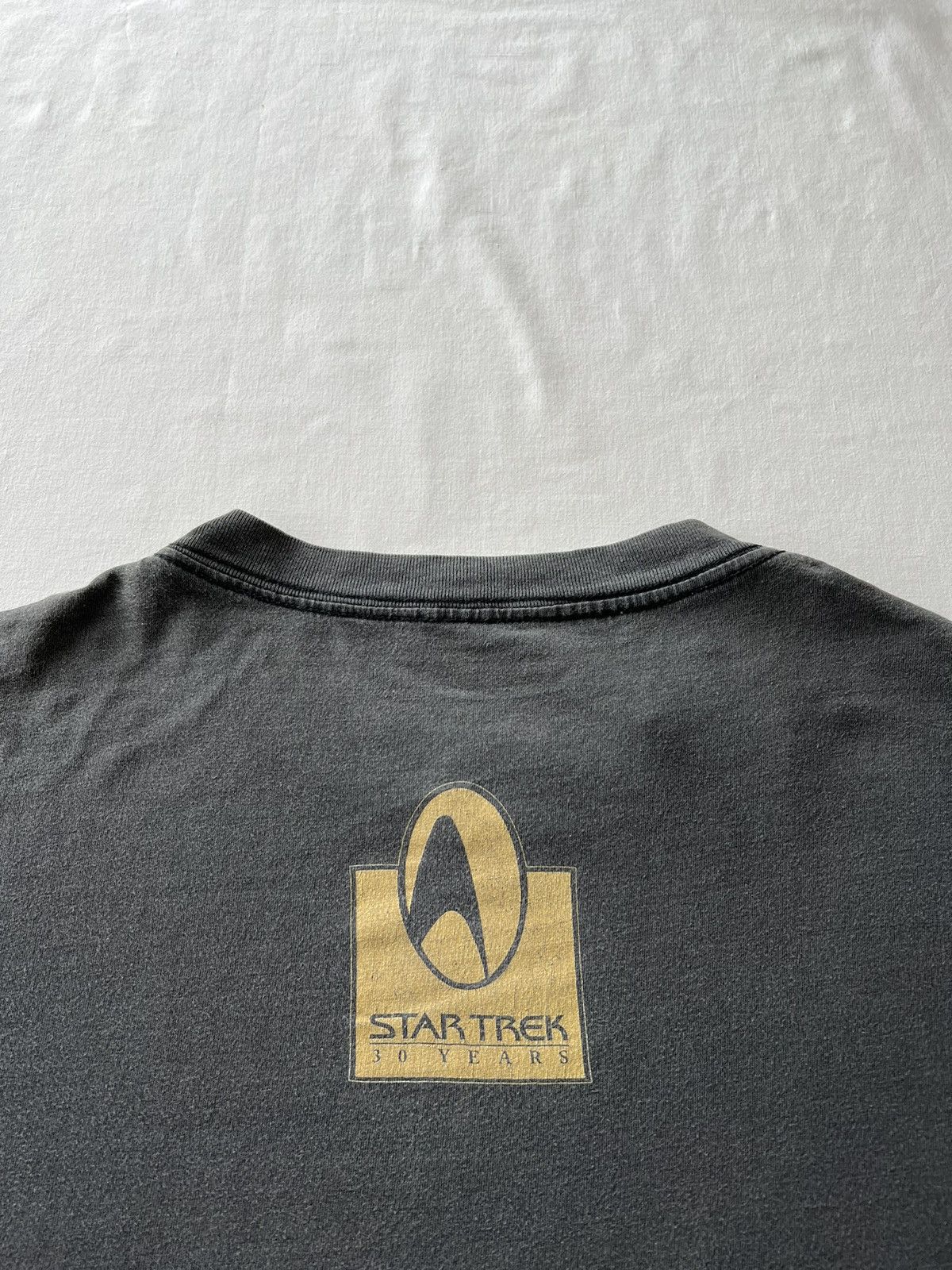Band Tees Vintage 1996 Star Trek NCC-1701 Faded Black Tee (Star Wars) Size US XL / EU 56 / 4 - 10 Thumbnail