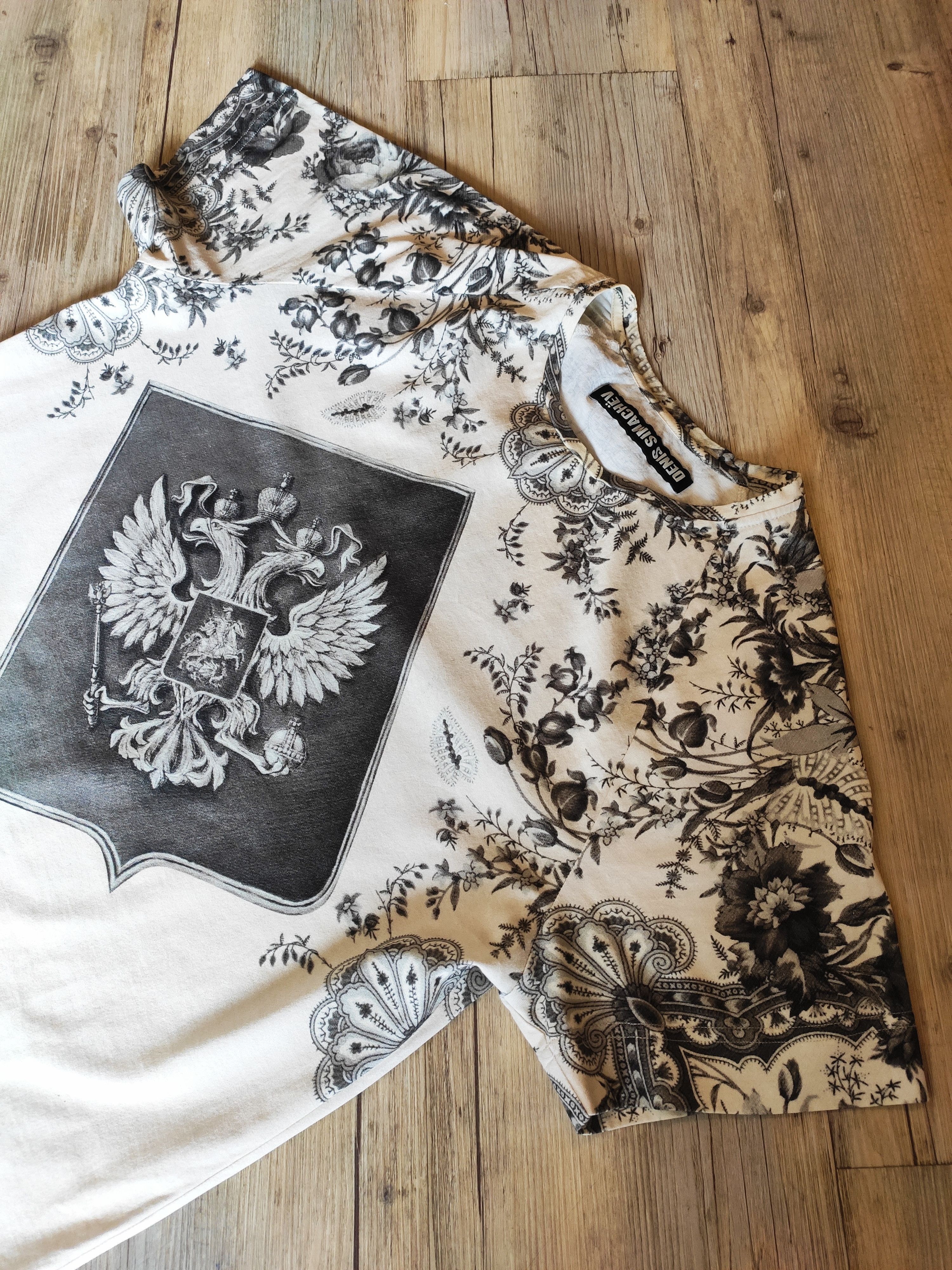 Denis Simachev USSR tattoo print tee.Like Gucci or Celine Size US M / EU 48-50 / 2 - 4 Thumbnail