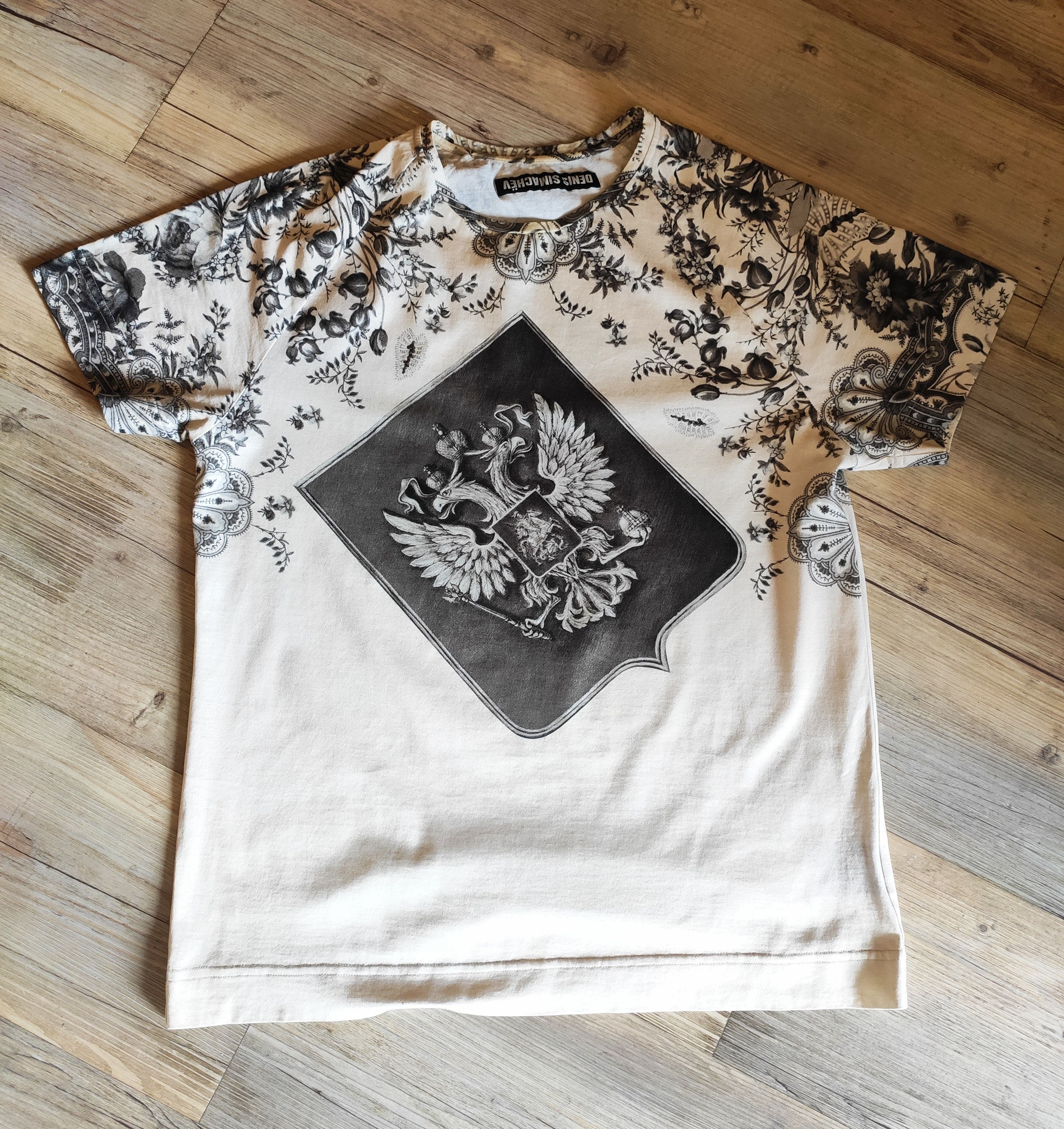Denis Simachev USSR tattoo print tee.Like Gucci or Celine Size US M / EU 48-50 / 2 - 3 Thumbnail