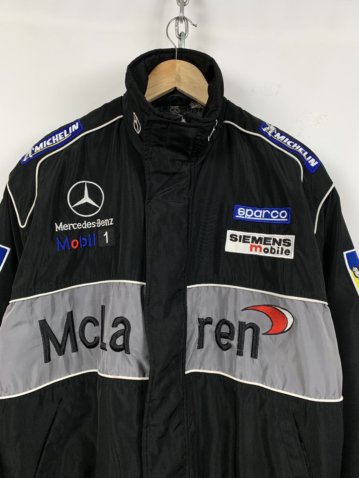 Formula 1 Vintage Mercedes Benz McLaren Michelin Racing Jacket Size US M / EU 48-50 / 2 - 9 Thumbnail