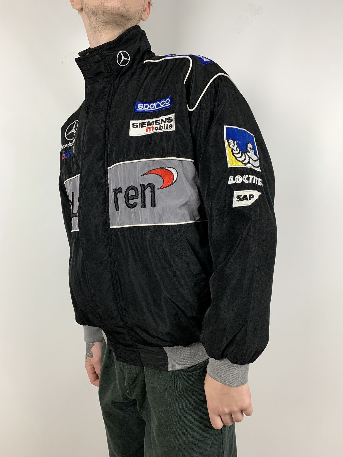 Formula 1 Vintage Mercedes Benz McLaren Michelin Racing Jacket Size US M / EU 48-50 / 2 - 3 Thumbnail
