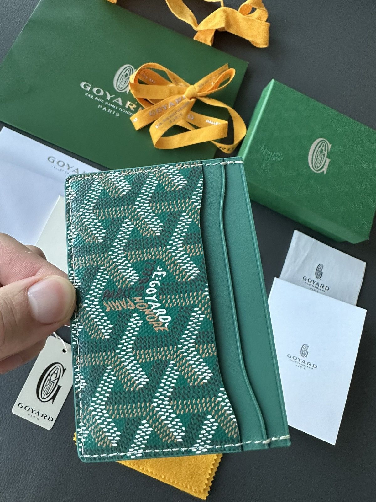 Goyard Super Rare Brand New Goyard Monogram Cardholder Wallet Size ONE SIZE - 14 Thumbnail