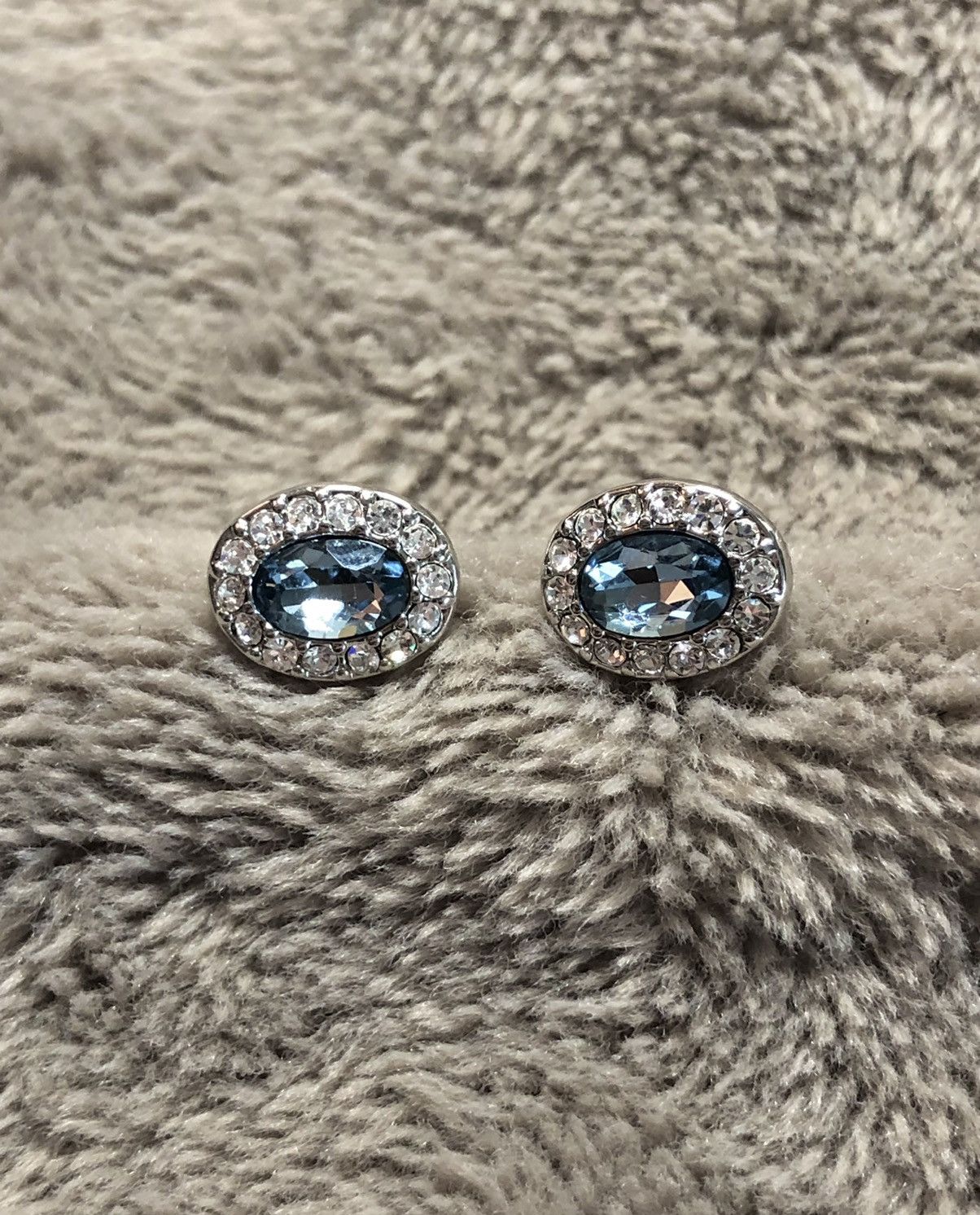 Givenchy 1 of 3 Crystal Oval Earrings Free Shipping