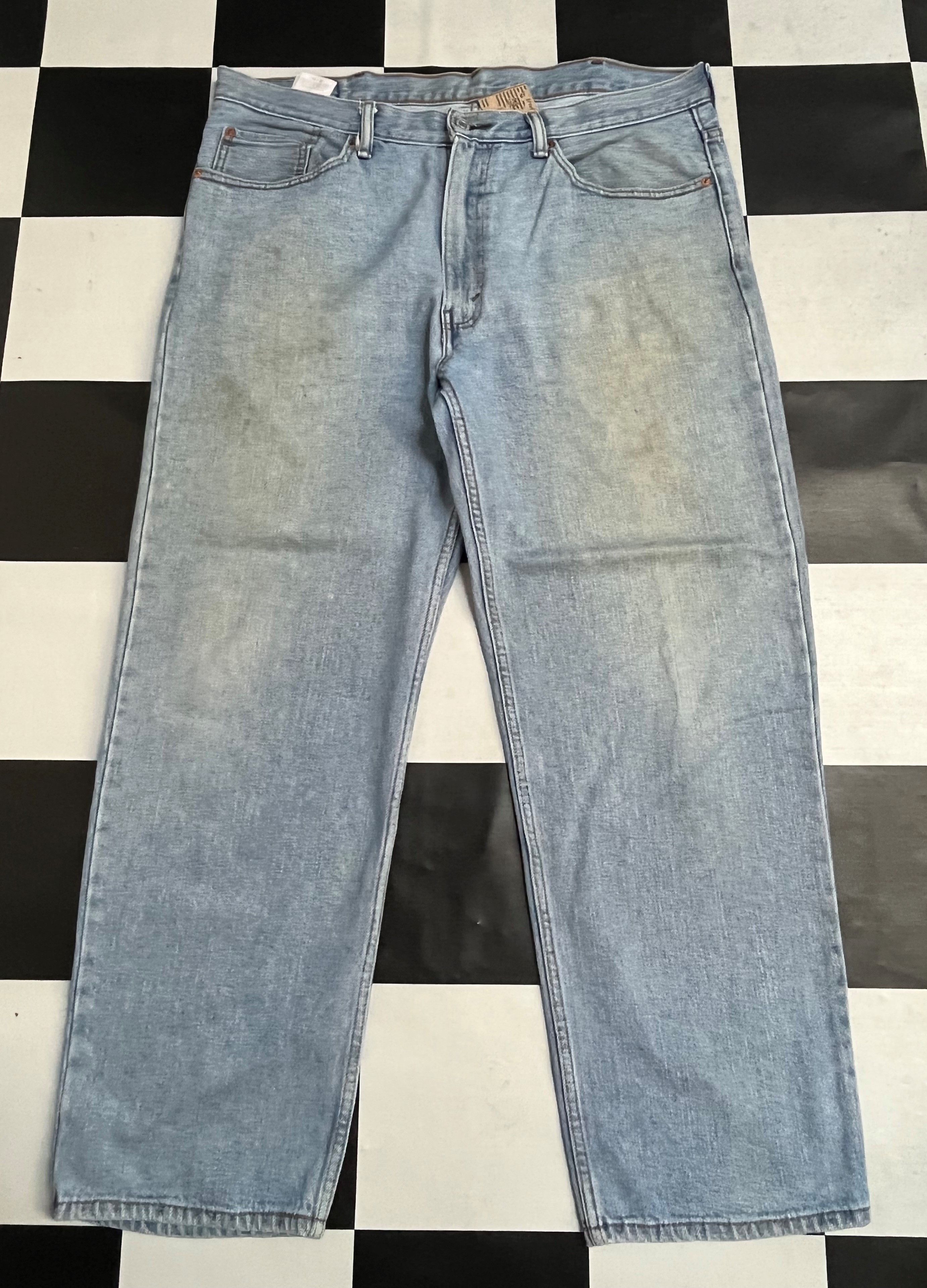 Levi's × Vintage Vintage Levis 550 Faded Denim Jean L206 Size US 40 / EU 56 - 1 Thumbnail