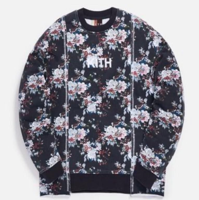 Kith × Ronnie Fieg Kith Floral Panel Crewneck Size XS Size US XS / EU 42 / 0 - 1 Thumbnail