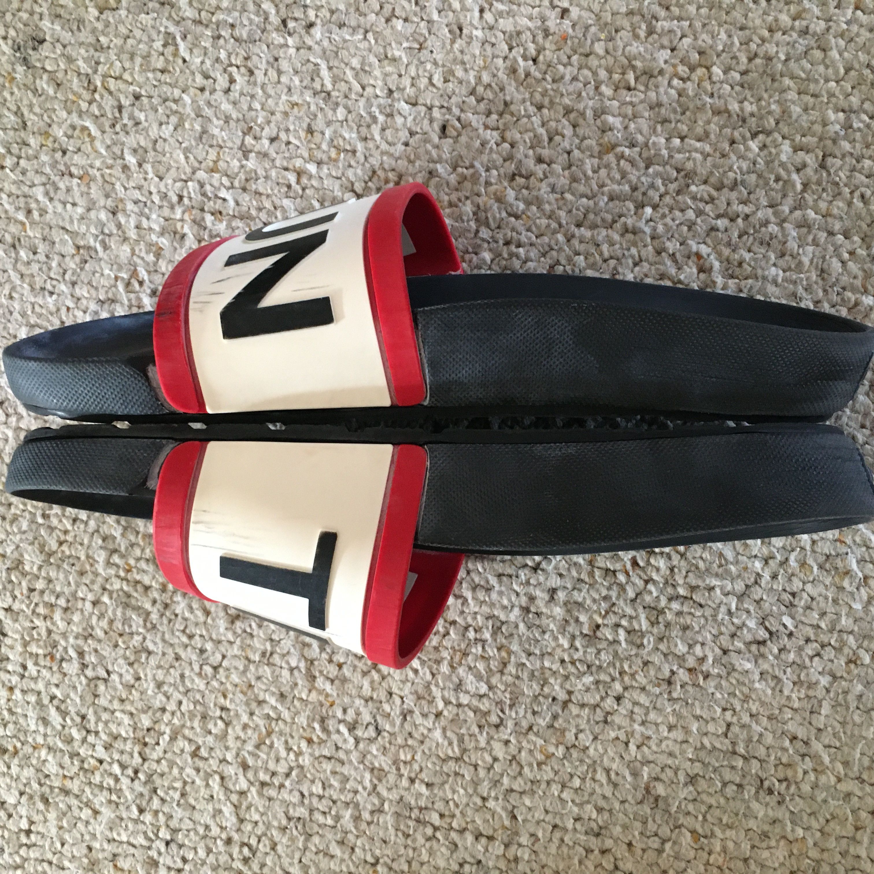 Hunter Signature logo wedge slides Size US 9 / EU 42 - 6 Thumbnail