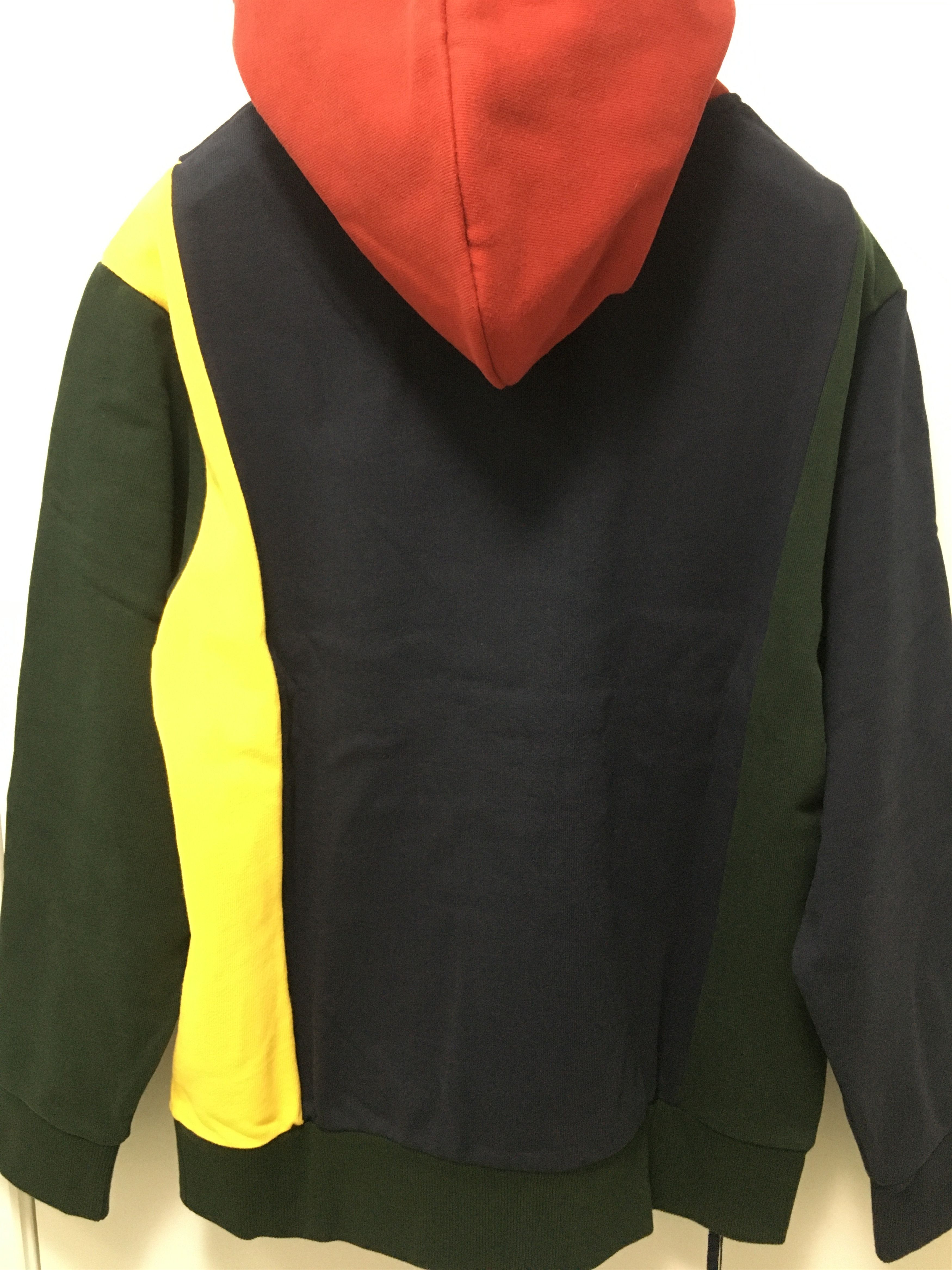Highsnobiety × Kith Colorblocked Rugby Hoodie | Grailed