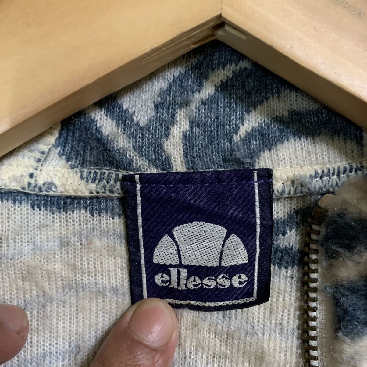 Ellesse Vintage Ellesse Half Zipper Fleece Jacket Size US M / EU 48-50 / 2 - 14 Thumbnail