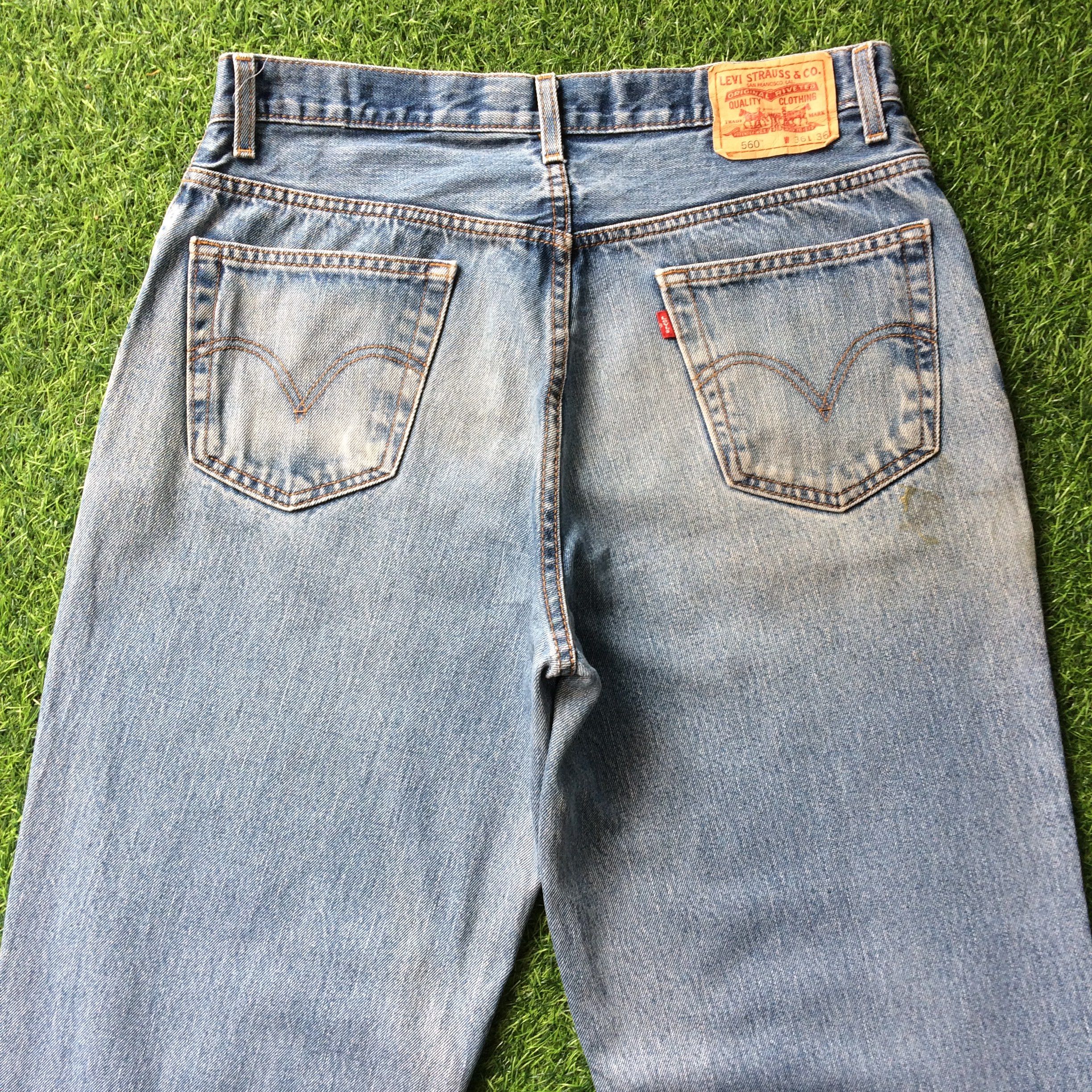 Levi's × Vintage Dirty Levis 560 Jeans #B-642 Size US 35 - 4 Thumbnail