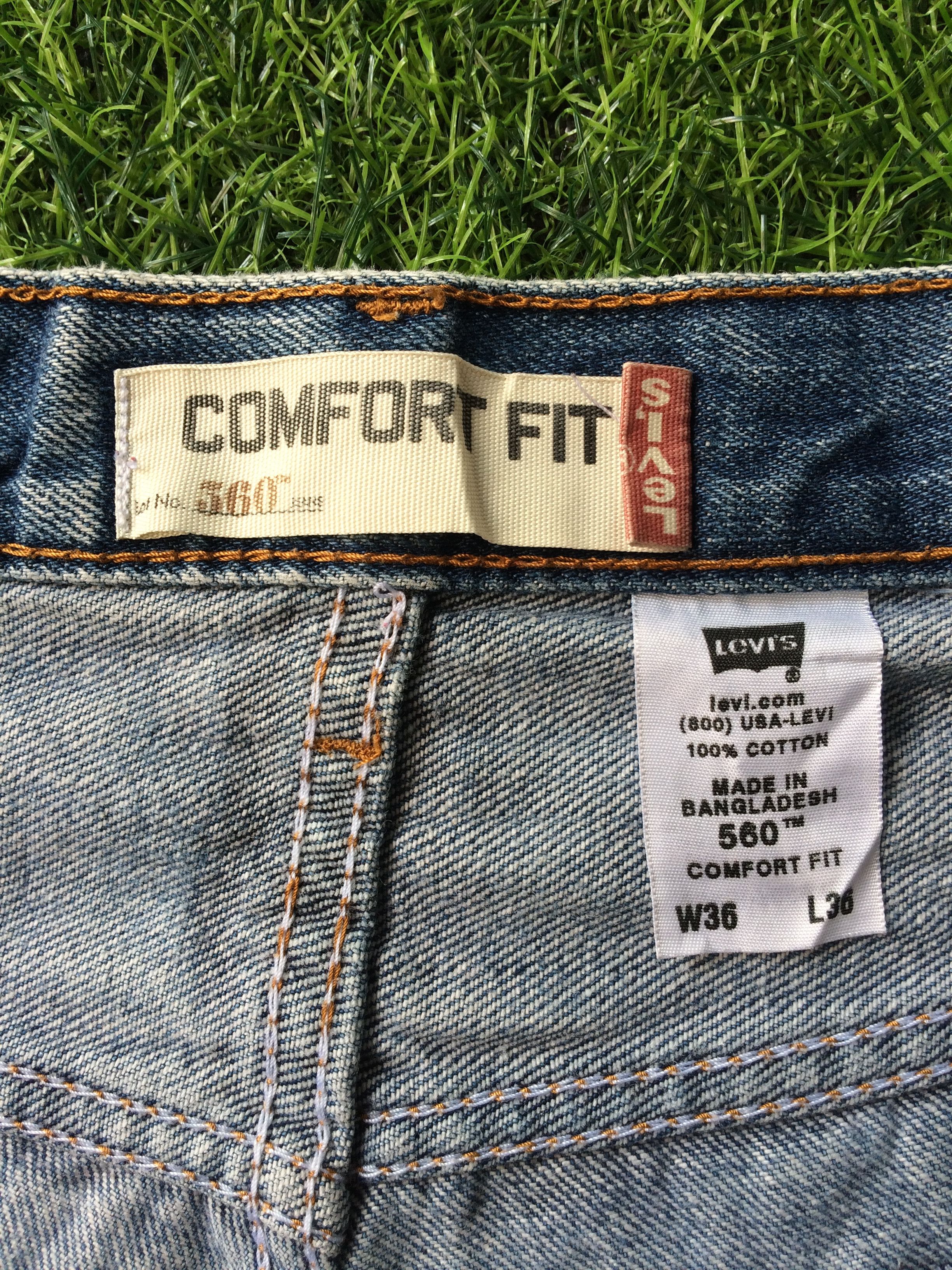 Levi's × Vintage Dirty Levis 560 Jeans #B-642 Size US 35 - 11 Thumbnail
