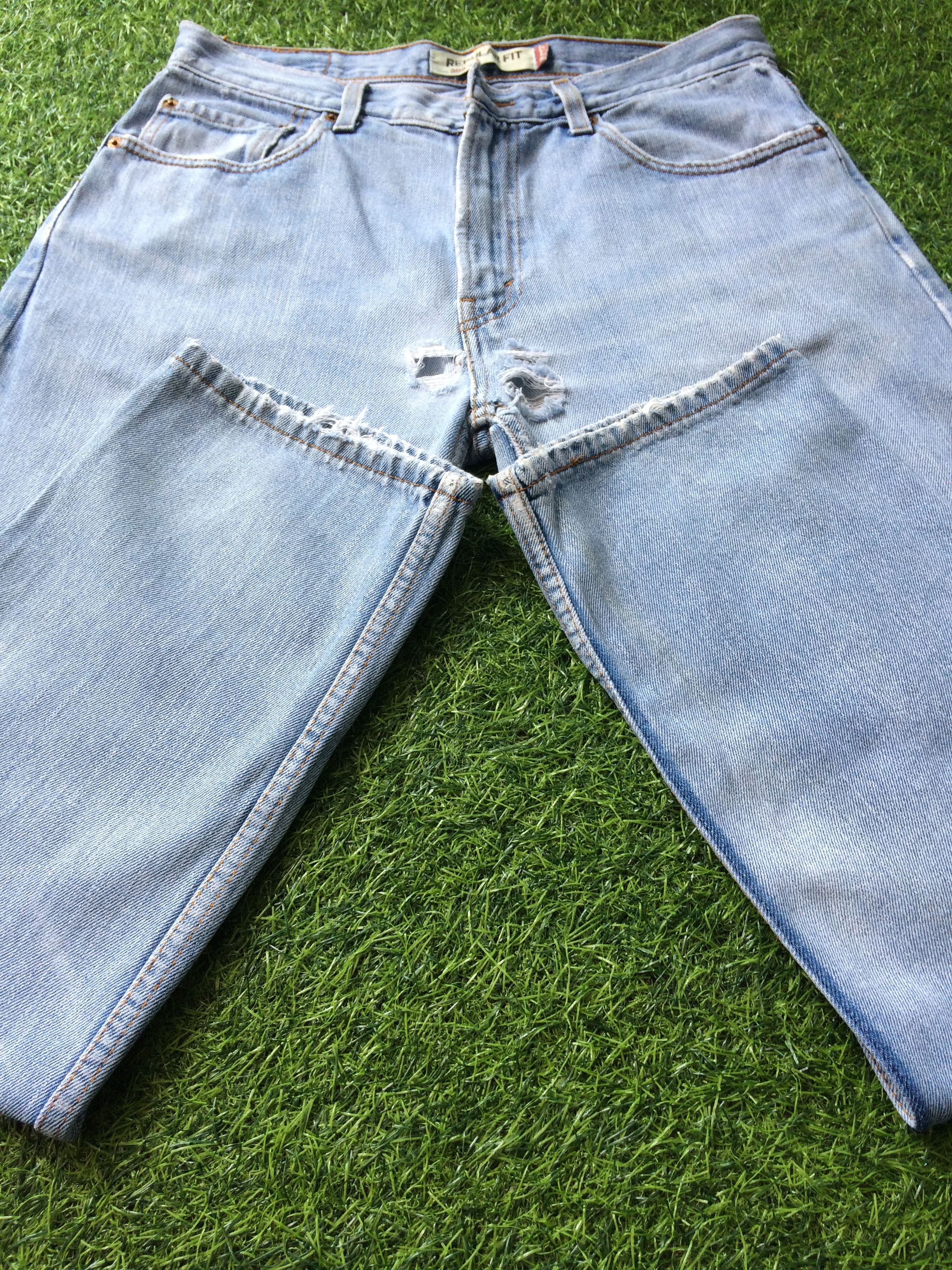 Levi's × Vintage Levis 505 Light Wash Jeans #B-787 Size US 33 - 6 Thumbnail