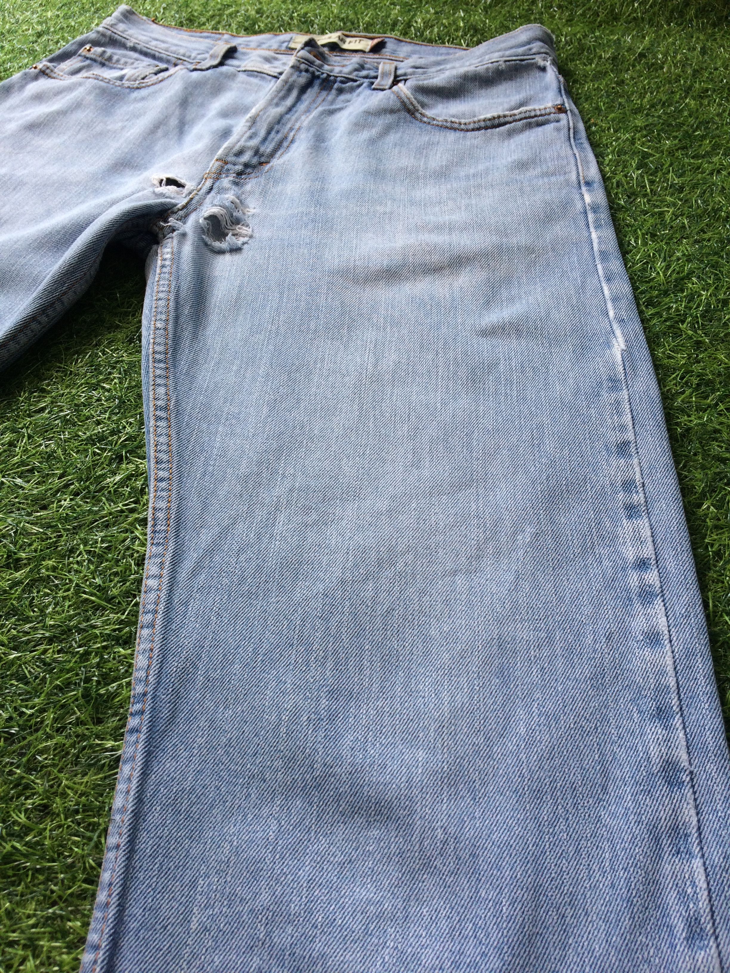 Levi's × Vintage Levis 505 Light Wash Jeans #B-787 Size US 33 - 5 Thumbnail