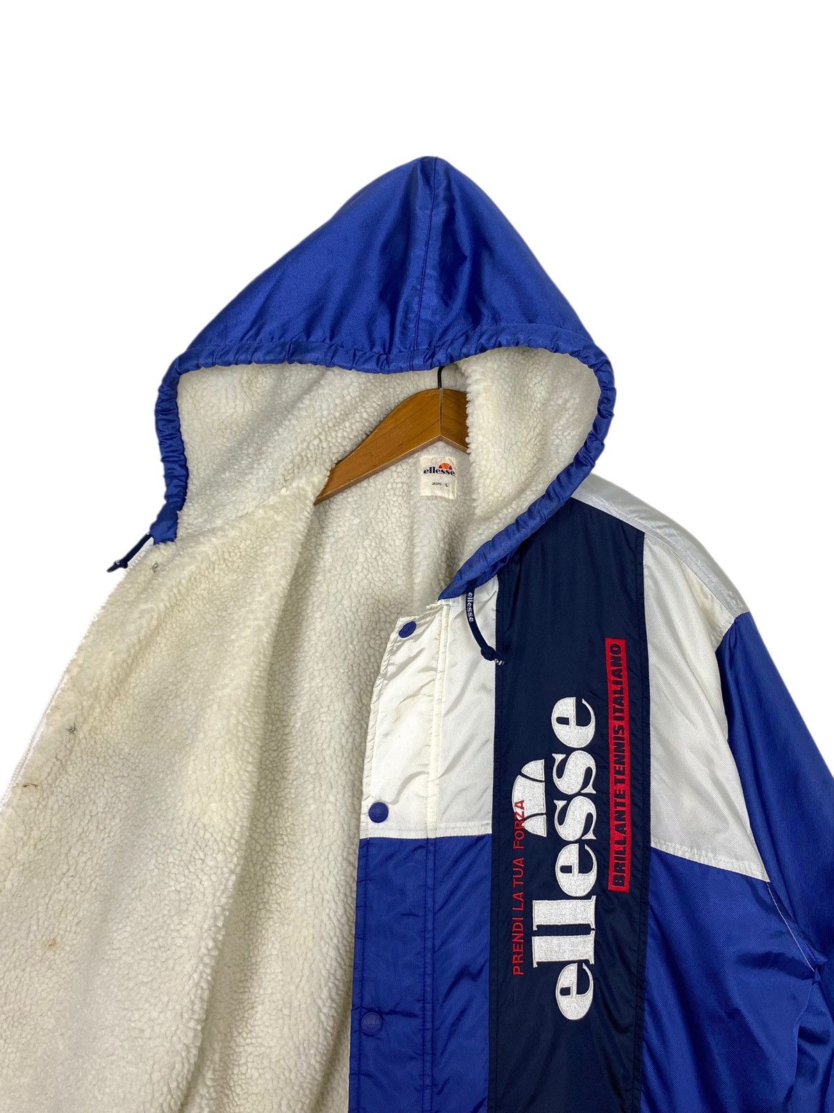 Ellesse Rare‼️ Ellesse Ski Winter Hoodie Jacket Embroidery Big Logo Size US L / EU 52-54 / 3 - 3 Thumbnail