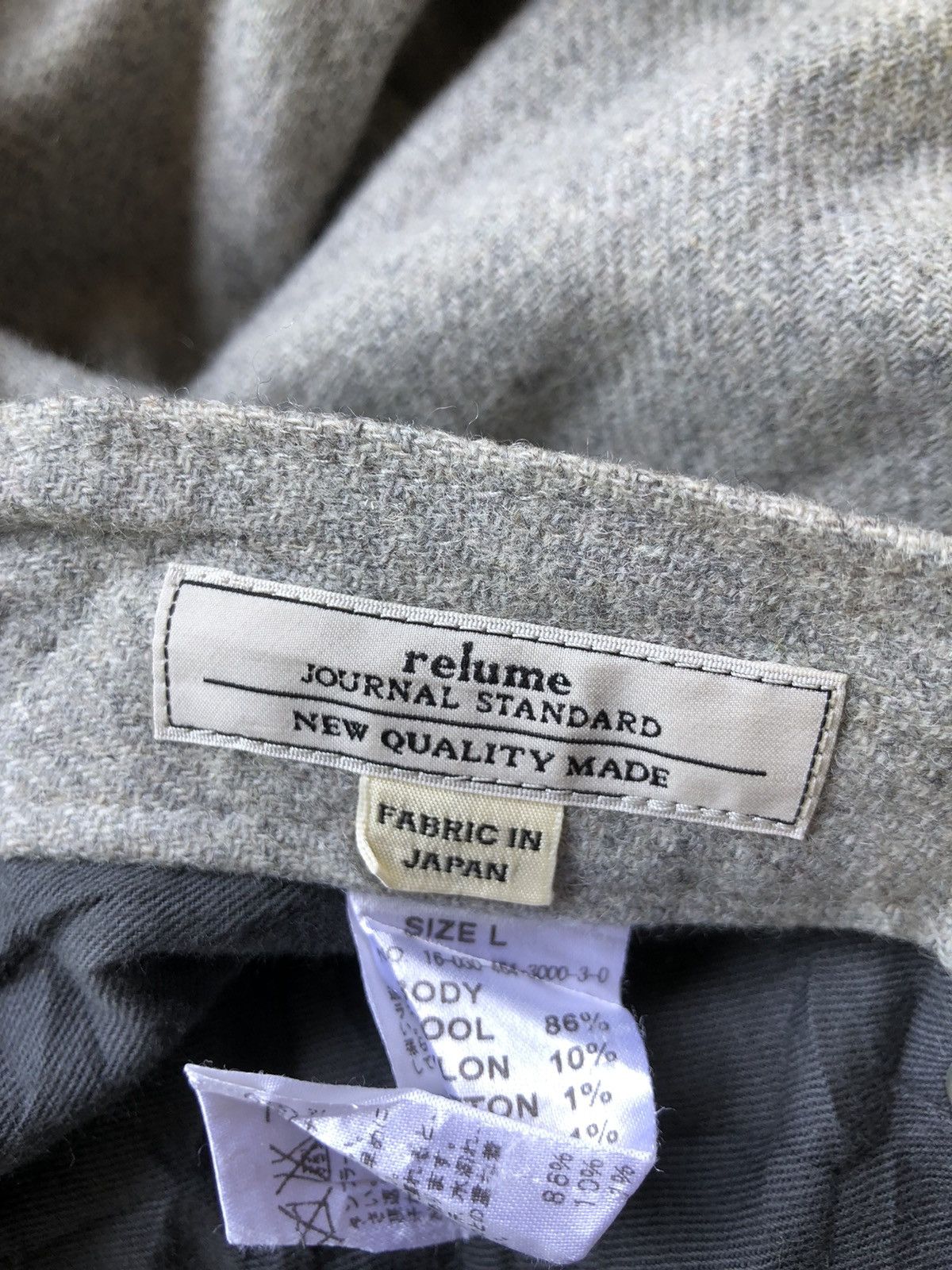 Journal Standard Japanese Brand Journal Standard Wool Pant Size US 33 - 7 Thumbnail