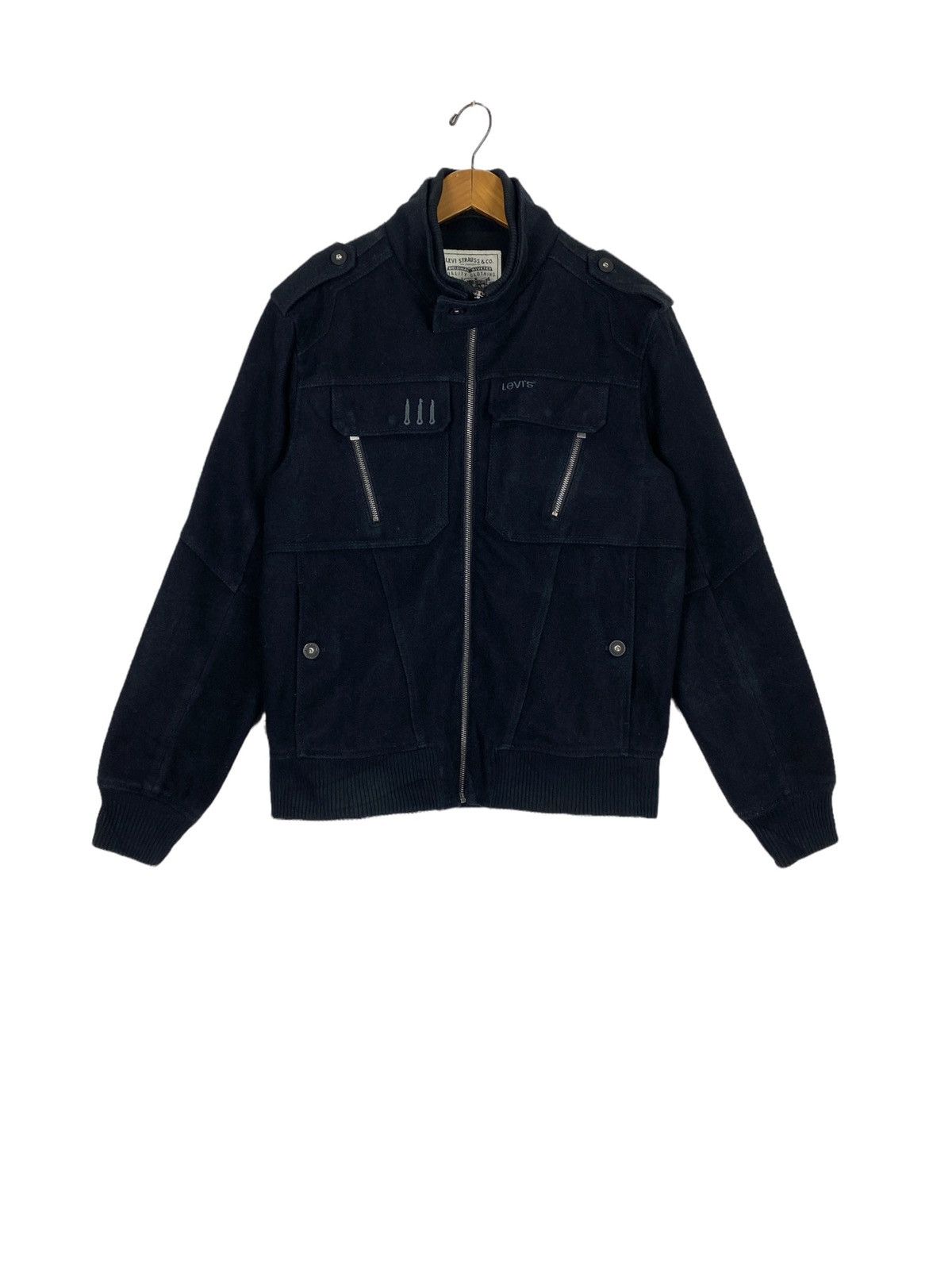 Levi's Rare‼️ Levi’s Wool Jacket Embroidery Spellout Large Size Size US M / EU 48-50 / 2 - 1 Thumbnail
