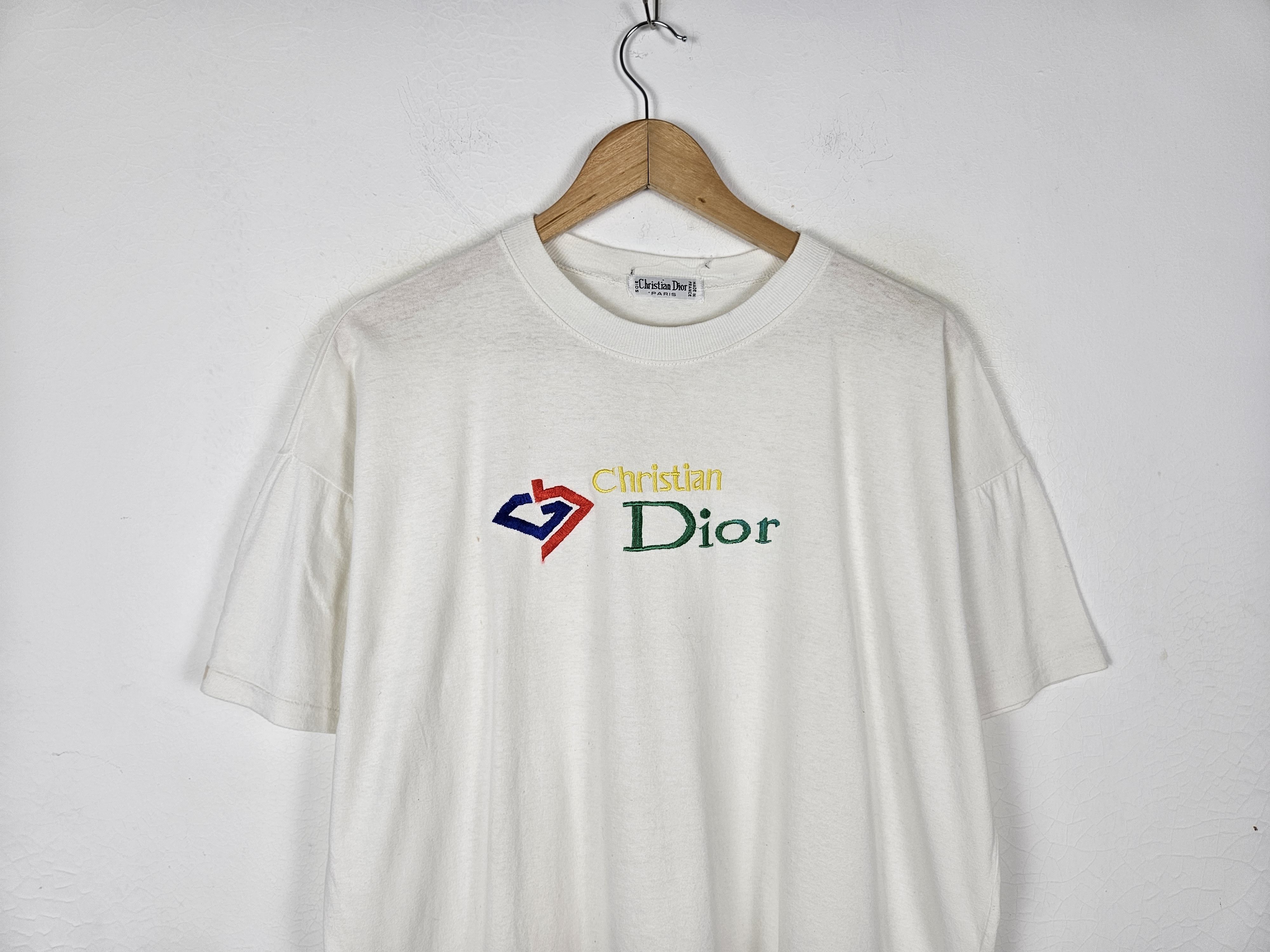 Christian Dior Monsieur Christian Dior Multicolor logo embroidery logo 90s shirt Size M / US 6-8 / IT 42-44 - 2 Thumbnail