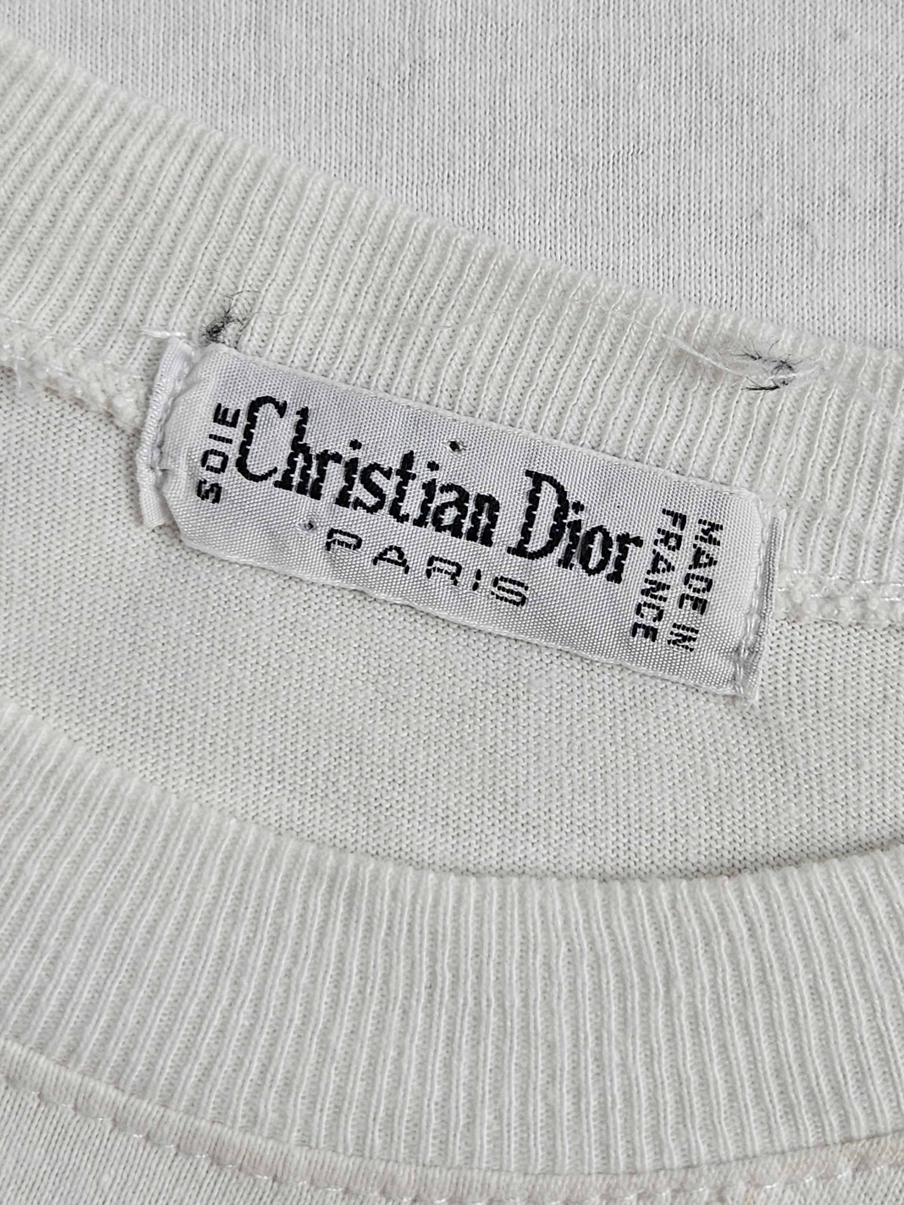 Christian Dior Monsieur Christian Dior Multicolor logo embroidery logo 90s shirt Size M / US 6-8 / IT 42-44 - 4 Thumbnail