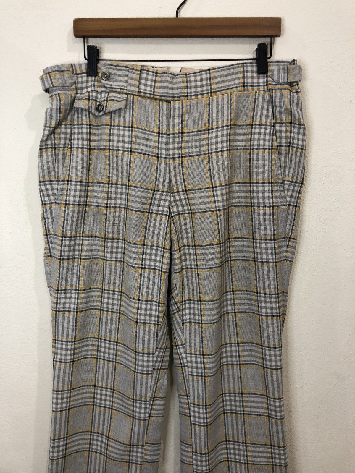 Handmade Italian Handmade Plaid Tartan Casual Pant Size US 36 / EU 52 - 3 Thumbnail