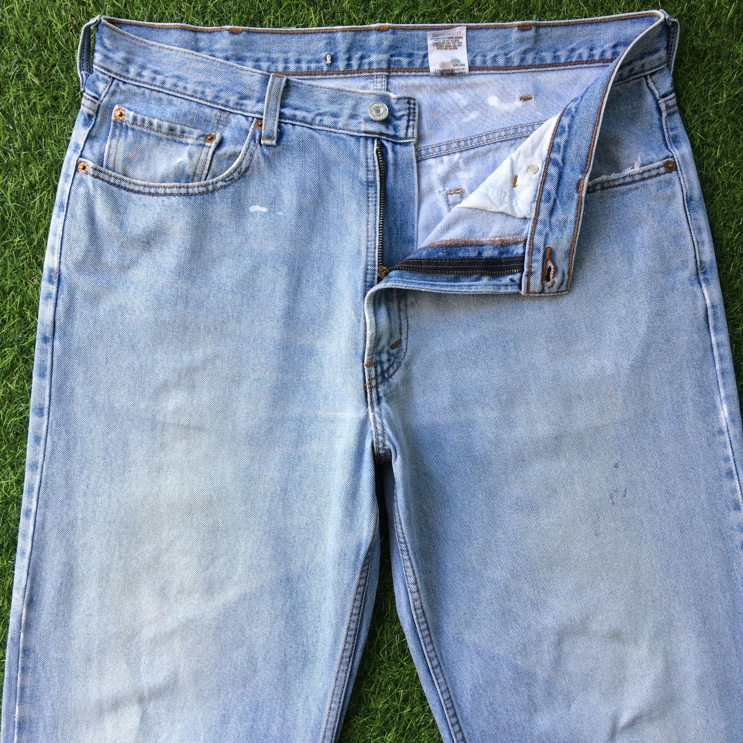 Levi's × Vintage Levis 550 Blue Wash Jeans #B-985 Size US 38 / EU 54 - 3 Thumbnail