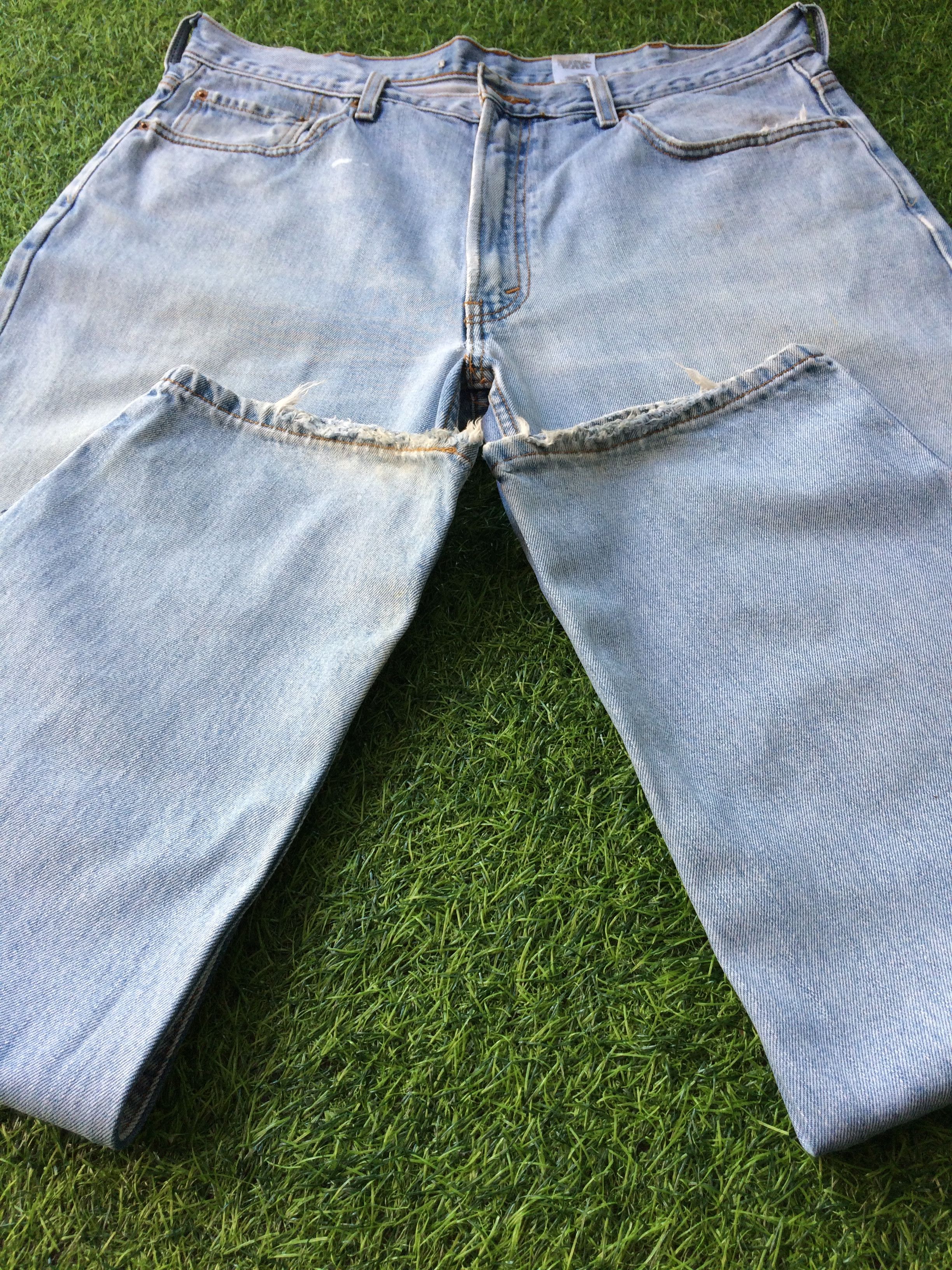Levi's × Vintage Levis 550 Blue Wash Jeans #B-985 Size US 38 / EU 54 - 5 Thumbnail