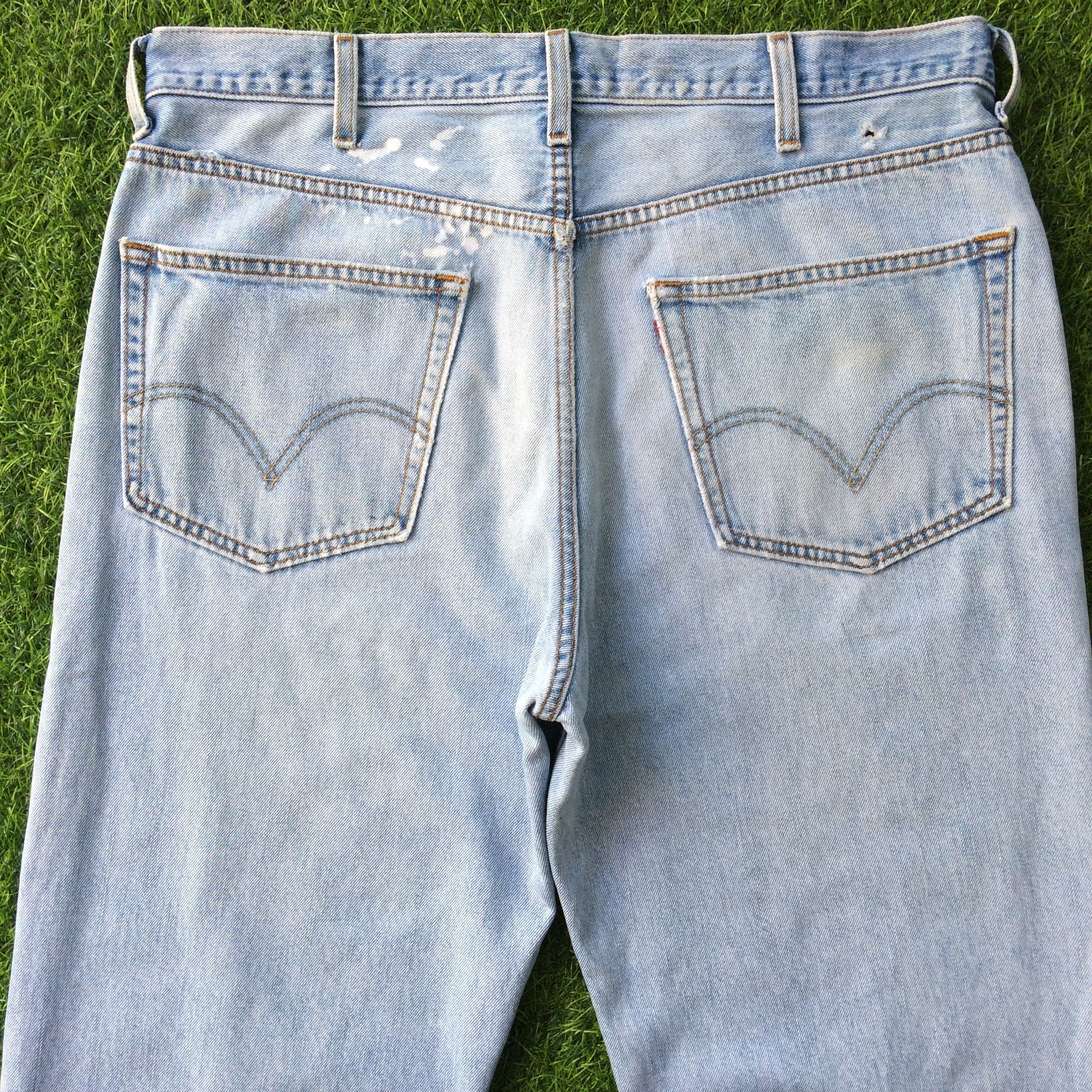 Levi's × Vintage Levis 550 Blue Wash Jeans #B-985 Size US 38 / EU 54 - 4 Thumbnail
