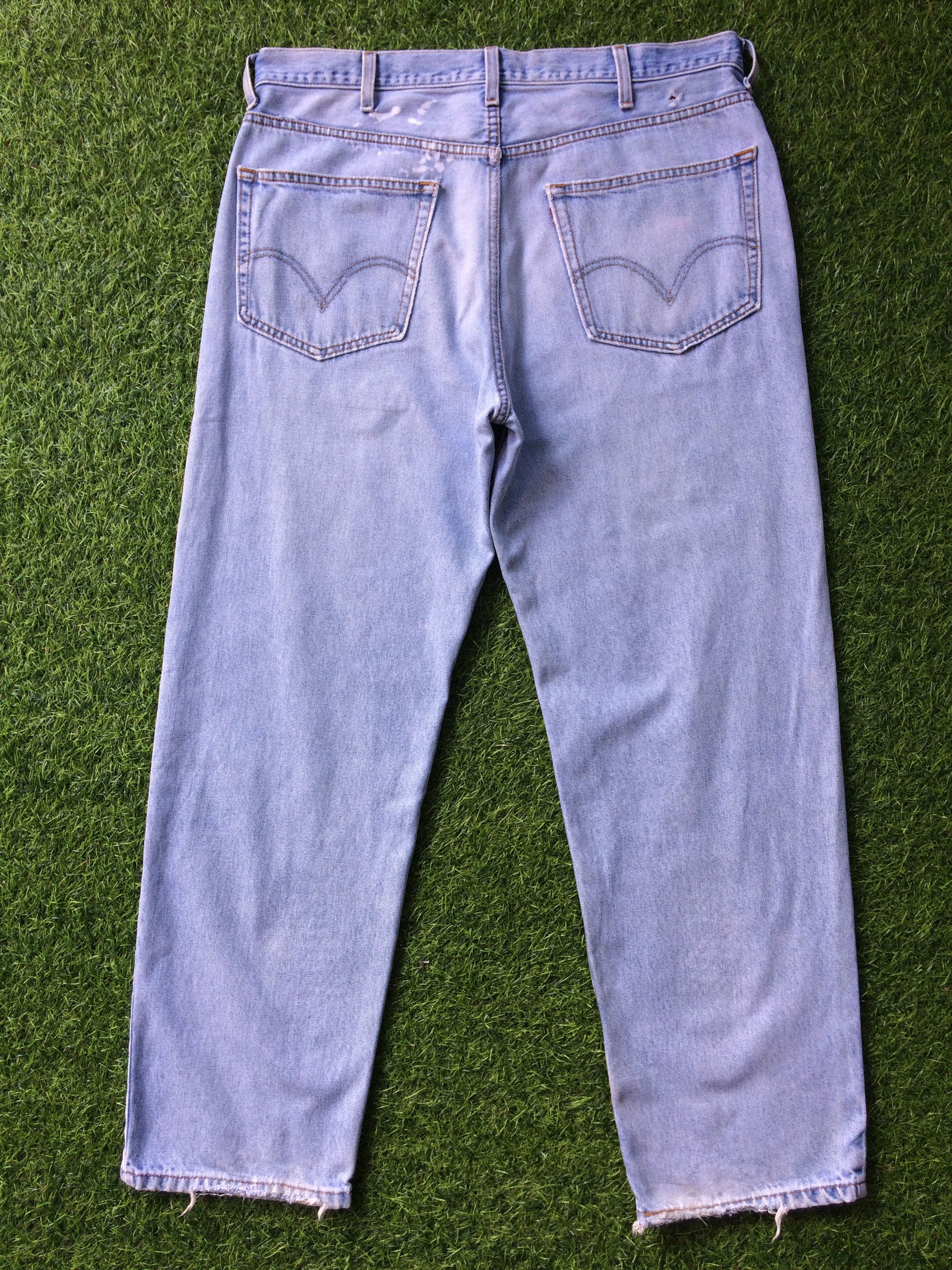 Levi's × Vintage Levis 550 Blue Wash Jeans #B-985 Size US 38 / EU 54 - 2 Thumbnail