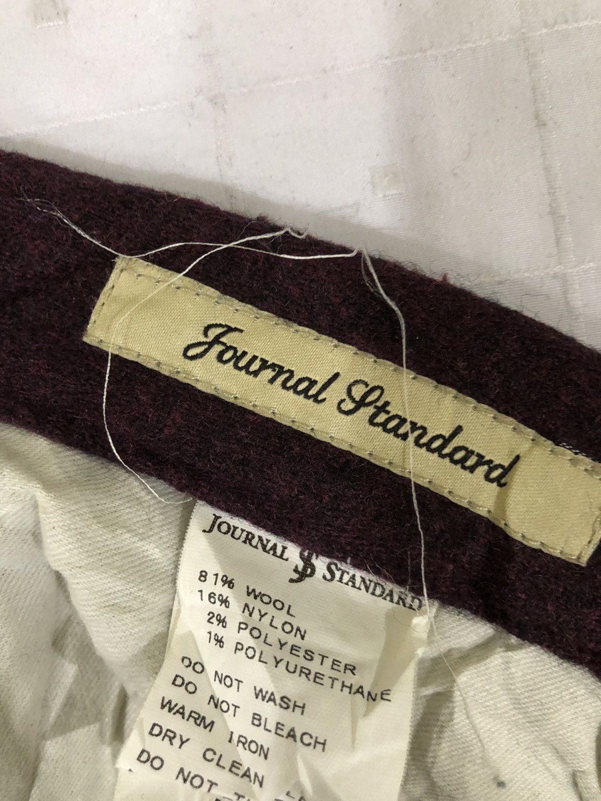 Journal Standard Journal Standard Wool Pant Size US 31 - 8 Thumbnail