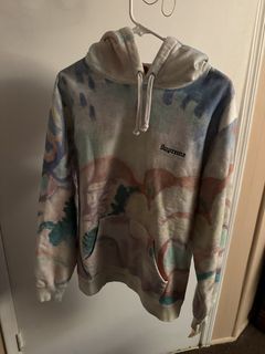 PRE-OWNED Supreme Landscape Hoodie Large (L) S/S 2018
