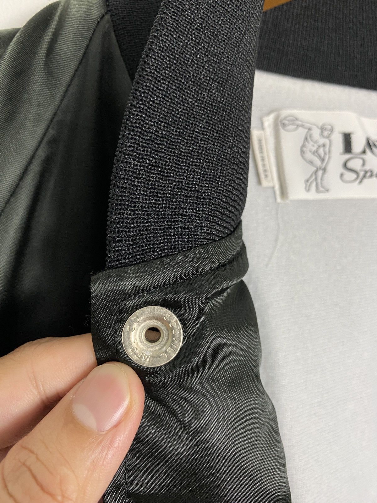 Levi's Vtg Levi’s Sportwear Varsity Satin Jacket Usa Scovil Button Size US L / EU 52-54 / 3 - 6 Thumbnail