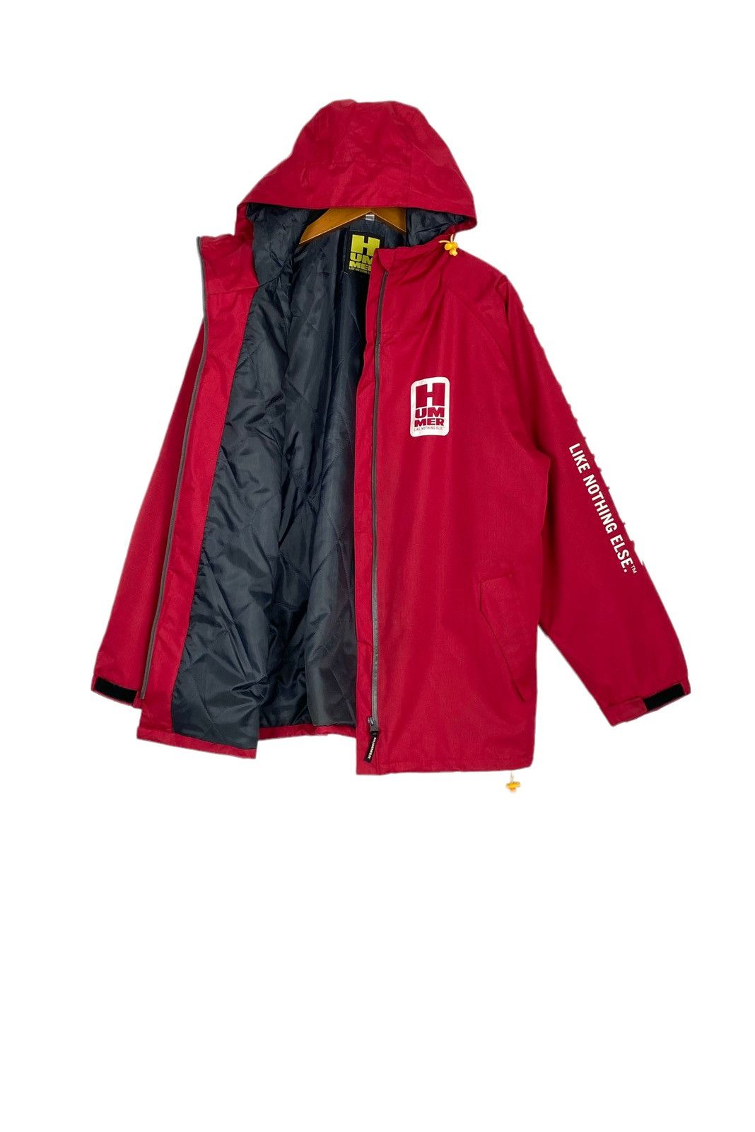 Japanese Brand Rare‼️ Hummer Hoodie Waterproof Jacket Spell out Large Size Size US L / EU 52-54 / 3 - 2 Thumbnail