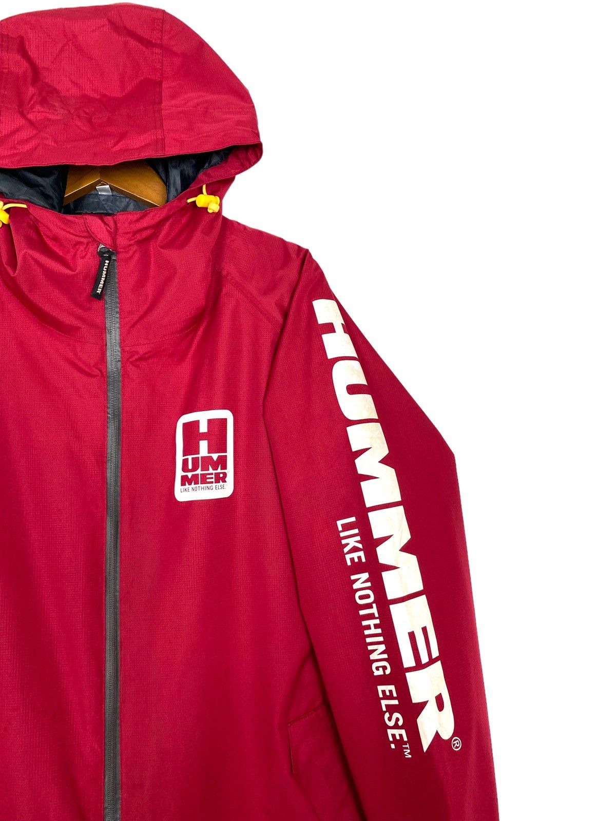 Japanese Brand Rare‼️ Hummer Hoodie Waterproof Jacket Spell out Large Size Size US L / EU 52-54 / 3 - 3 Thumbnail