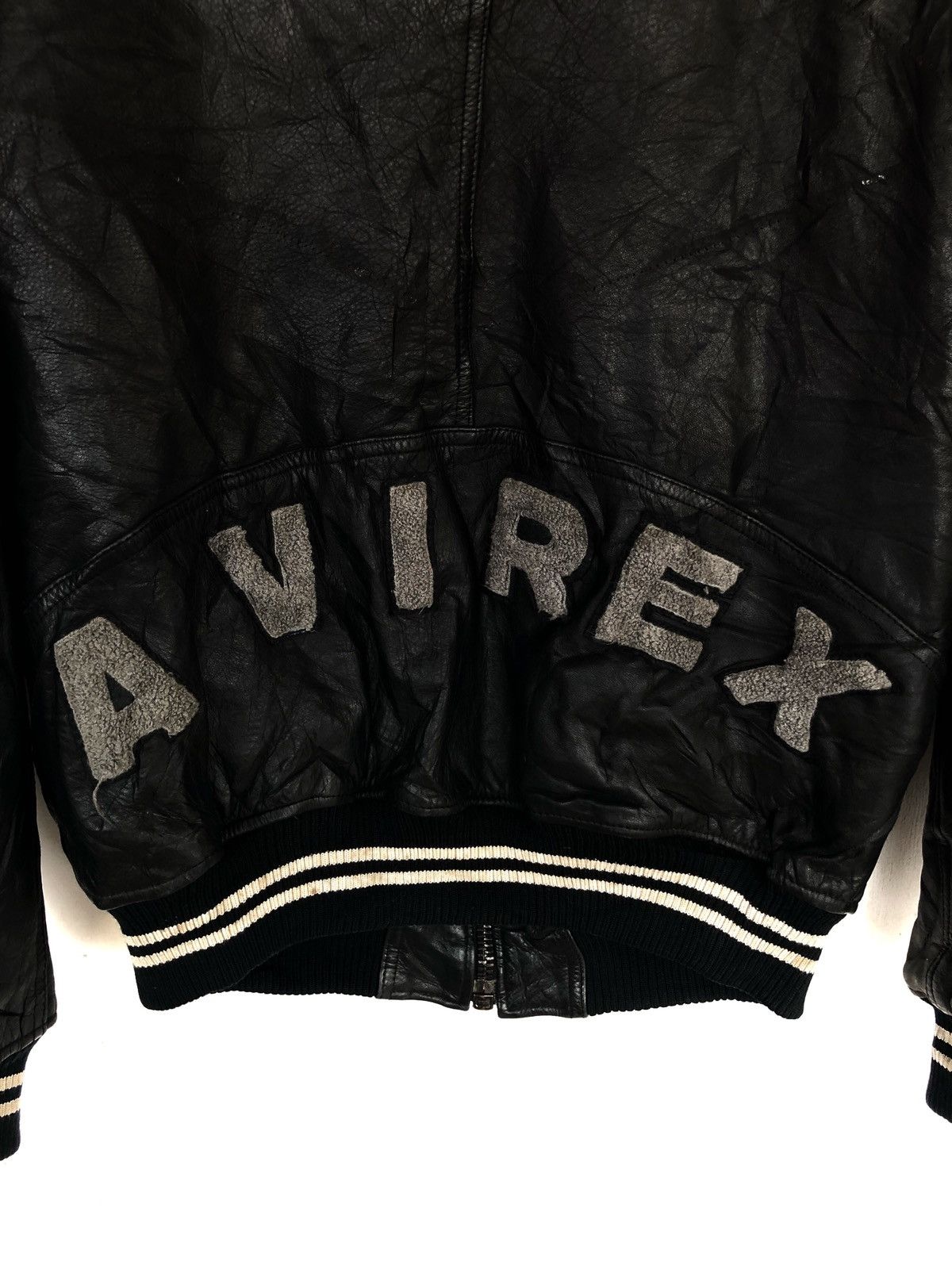 Avirex OG Avirex USAF Emblem Patch Leather Varsity Jacket Size US M / EU 48-50 / 2 - 10 Thumbnail