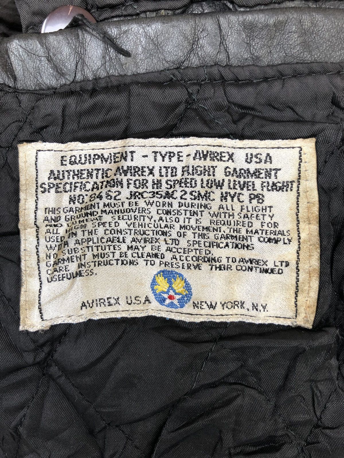 Avirex OG Avirex USAF Emblem Patch Leather Varsity Jacket Size US M / EU 48-50 / 2 - 13 Thumbnail
