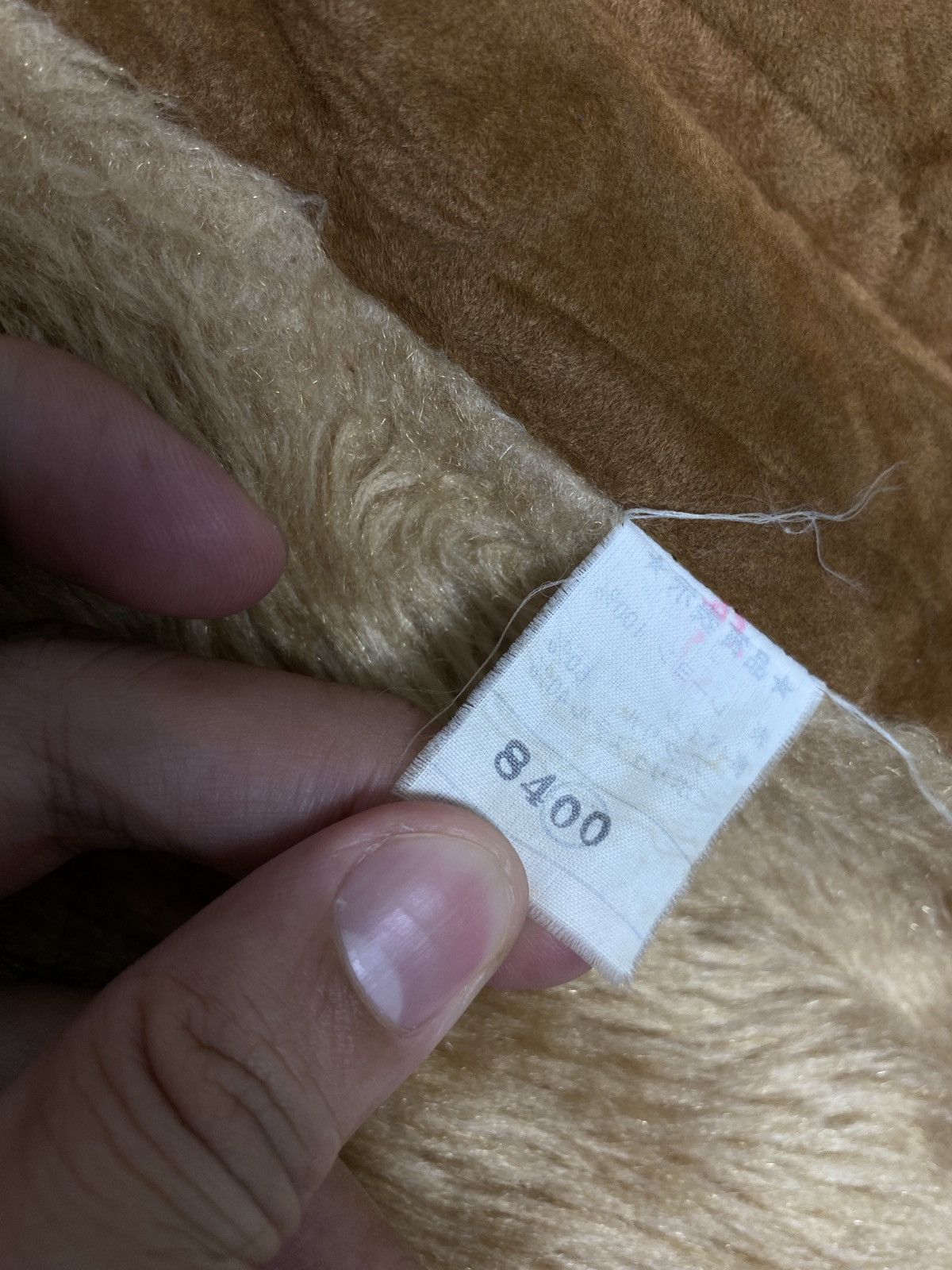 Japanese Brand Rare‼️ Vtg Made by Hinode Nippon Coat Suede Faux Fur Linen Size US L / EU 52-54 / 3 - 5 Thumbnail