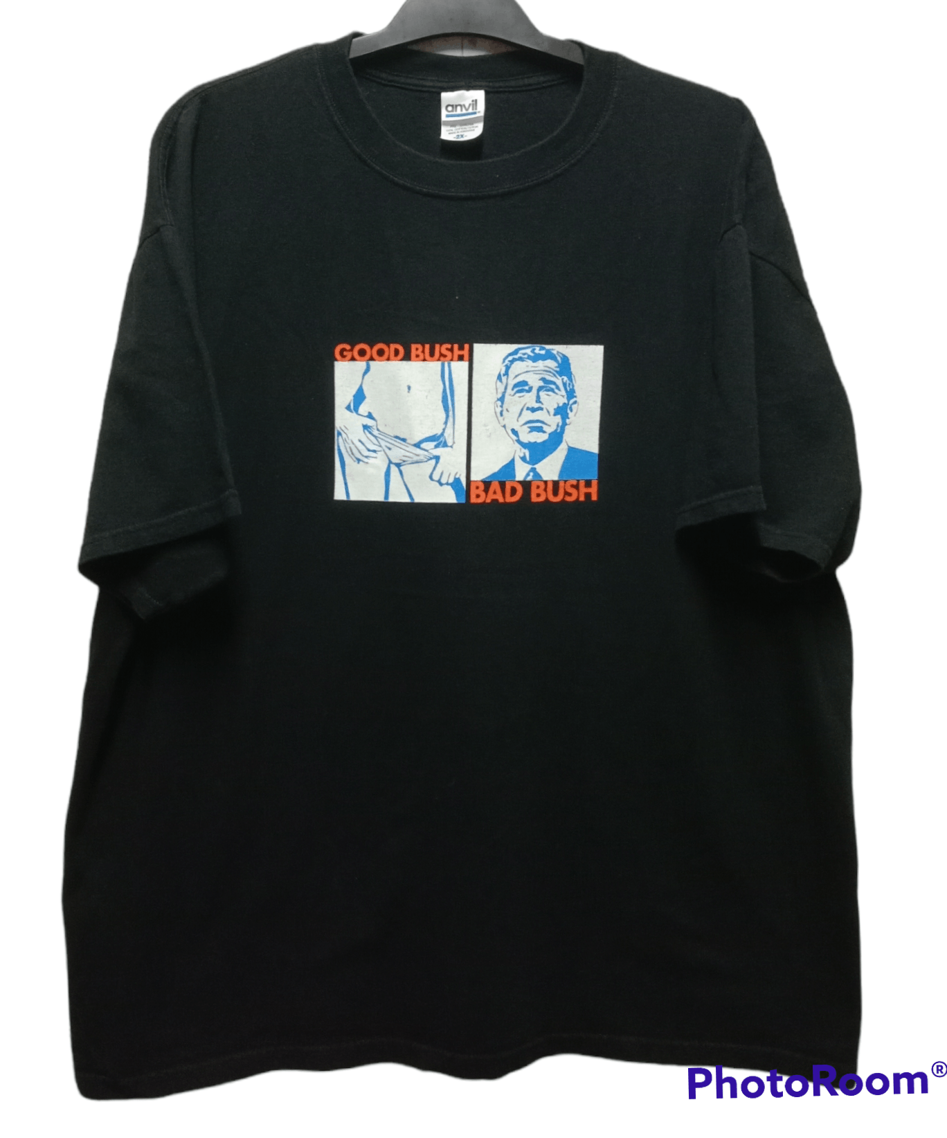Anvil Parody "Good Bush , Bad Bush" x Anvil Size US XXL / EU 58 / 5 - 1 Thumbnail
