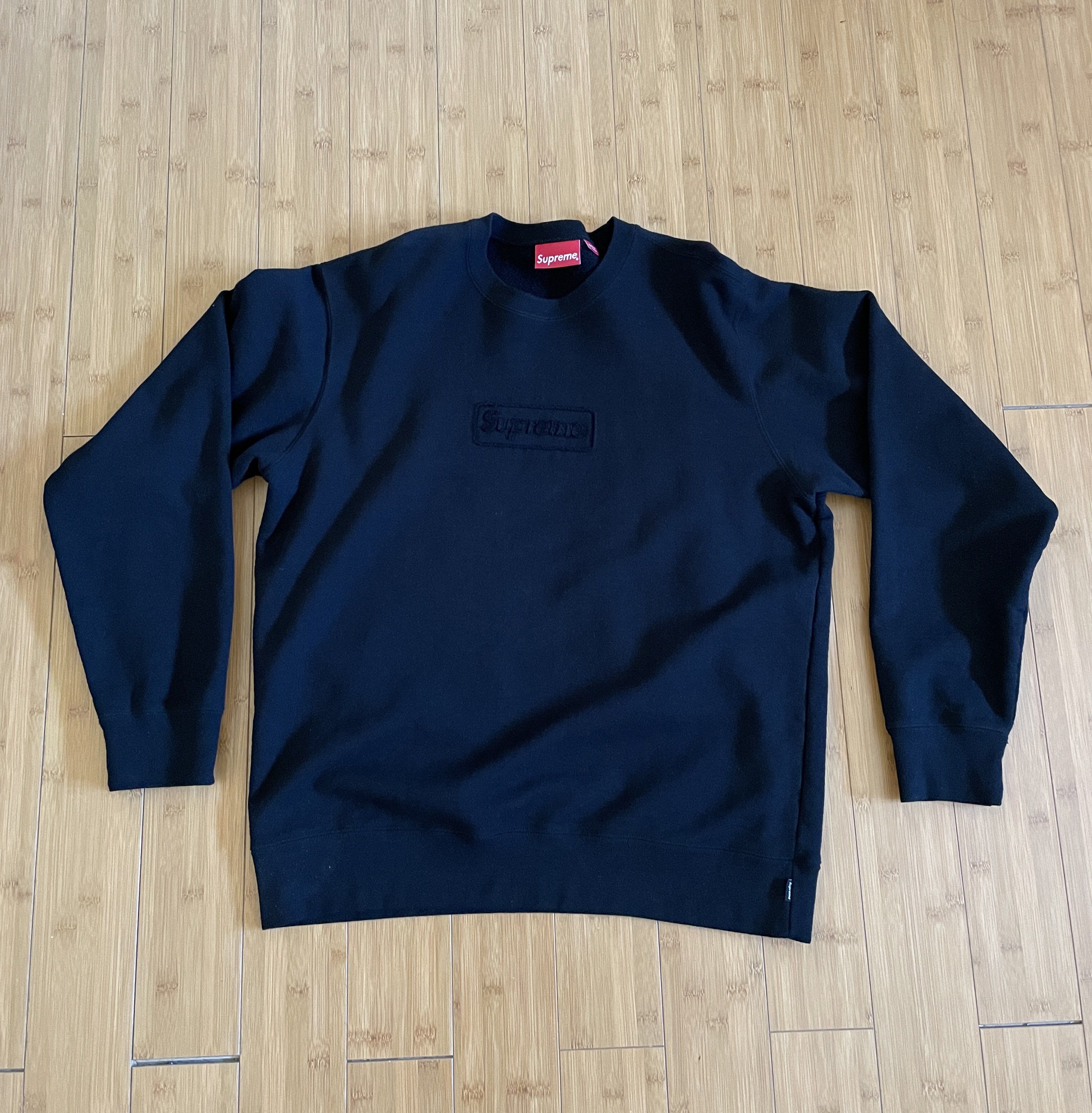 Supreme Supreme Cutout Logo Crewneck | Grailed