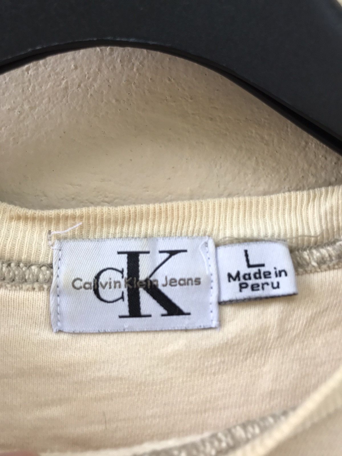 Calvin Klein Vintage 90s Calvin Klein Sweatshirt Big Logo Embroided logo Size US L / EU 52-54 / 3 - 4 Thumbnail