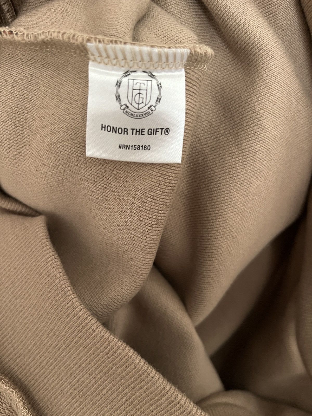 Honor the Gift HTG® Weathered Crewneck Coyote Size US L / EU 52-54 / 3 - 12 Thumbnail
