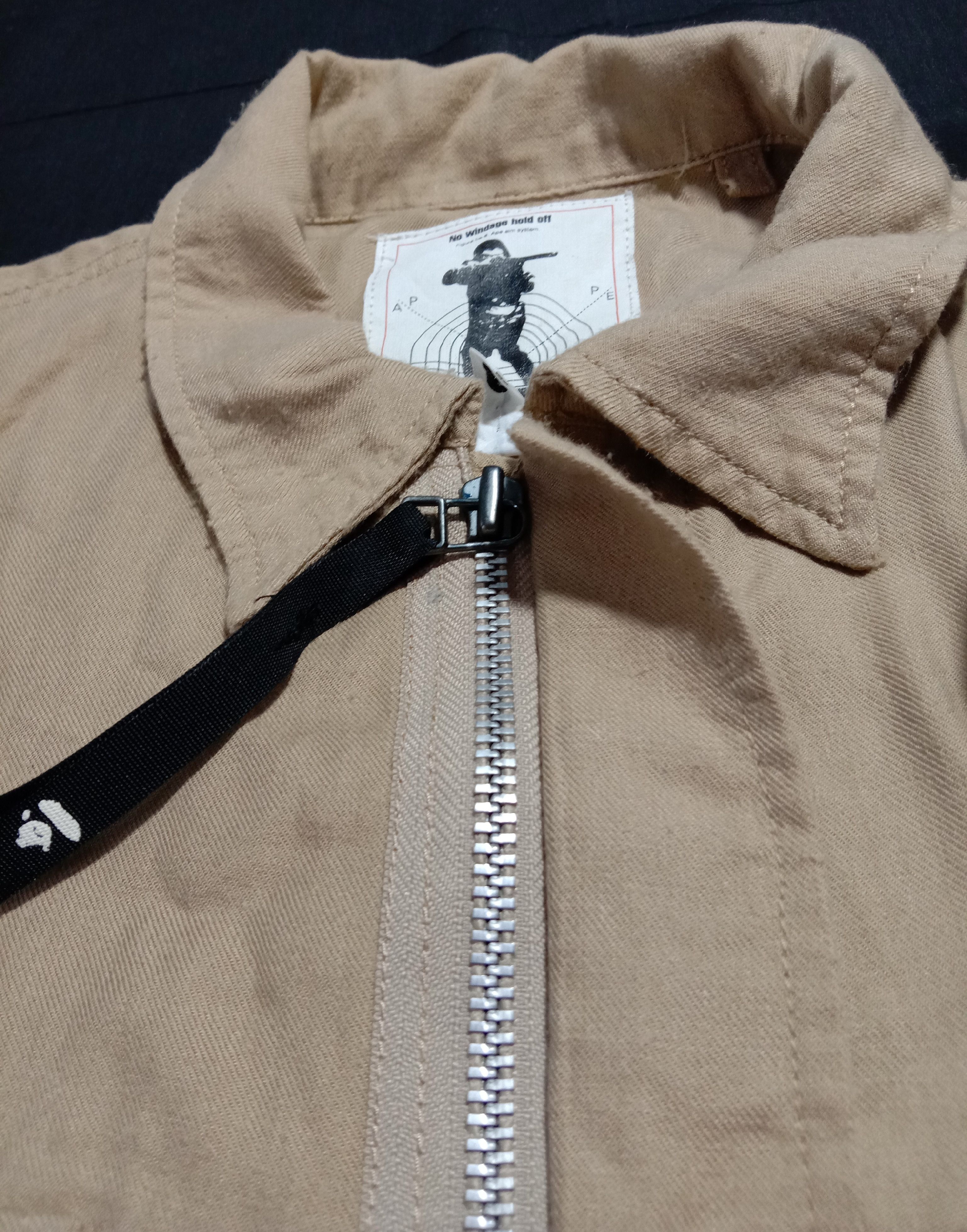 Bape A Bathing Ape Denim Jacket General Work Wear Uniform Size US S / EU 44-46 / 1 - 3 Thumbnail