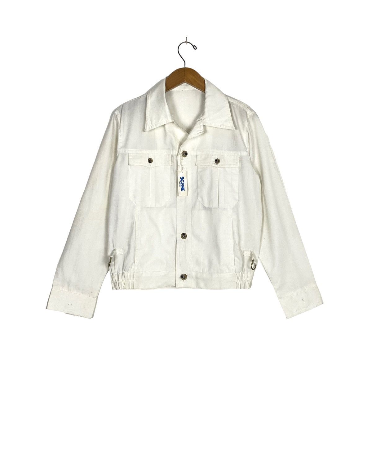 image of Vintage Van Jac Jacket Made In Japan in White, Men's (Size Medium)