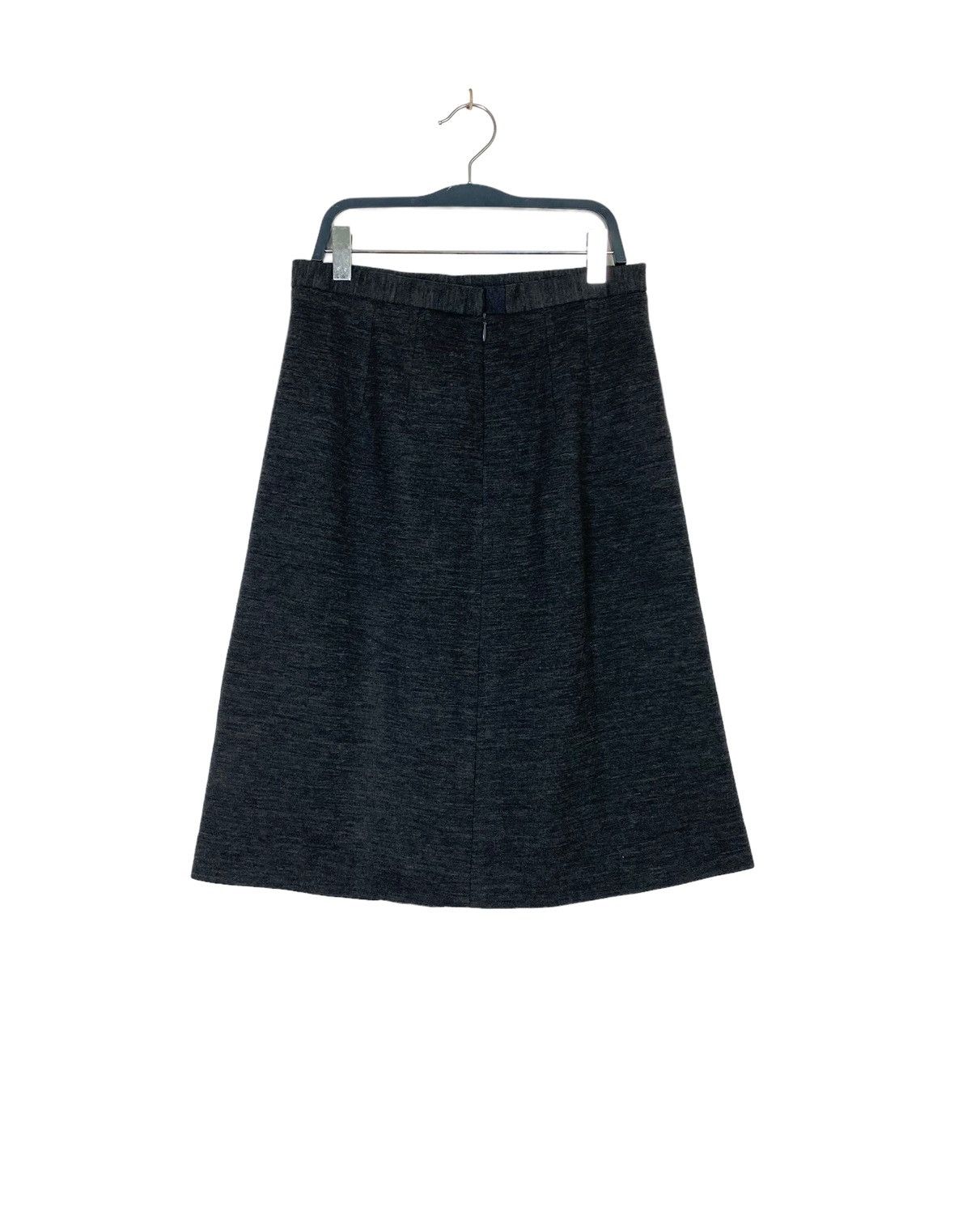 Brooks Brothers Rare‼️ Vtg Brooks Brothers Midi Plain Skirt Made in Japan Size 27" / US 4 / IT 40 - 3 Thumbnail