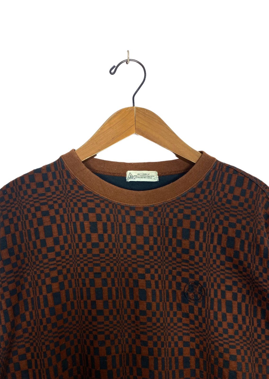 Japanese Brand Rare‼️ Vtg Abstract Op Art Illustration Design Sweatshirt Size US M / EU 48-50 / 2 - 2 Thumbnail