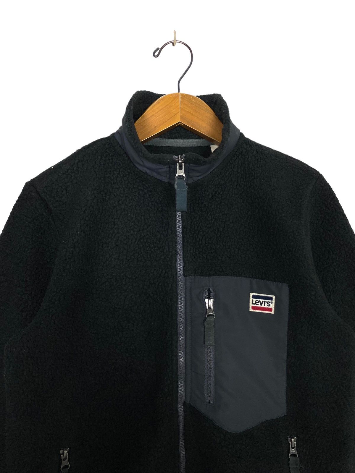 Levi's Rare‼️ Levi's Men's All Over Sherpa Jacket with Patch Pocket Size US S / EU 44-46 / 1 - 2 Thumbnail