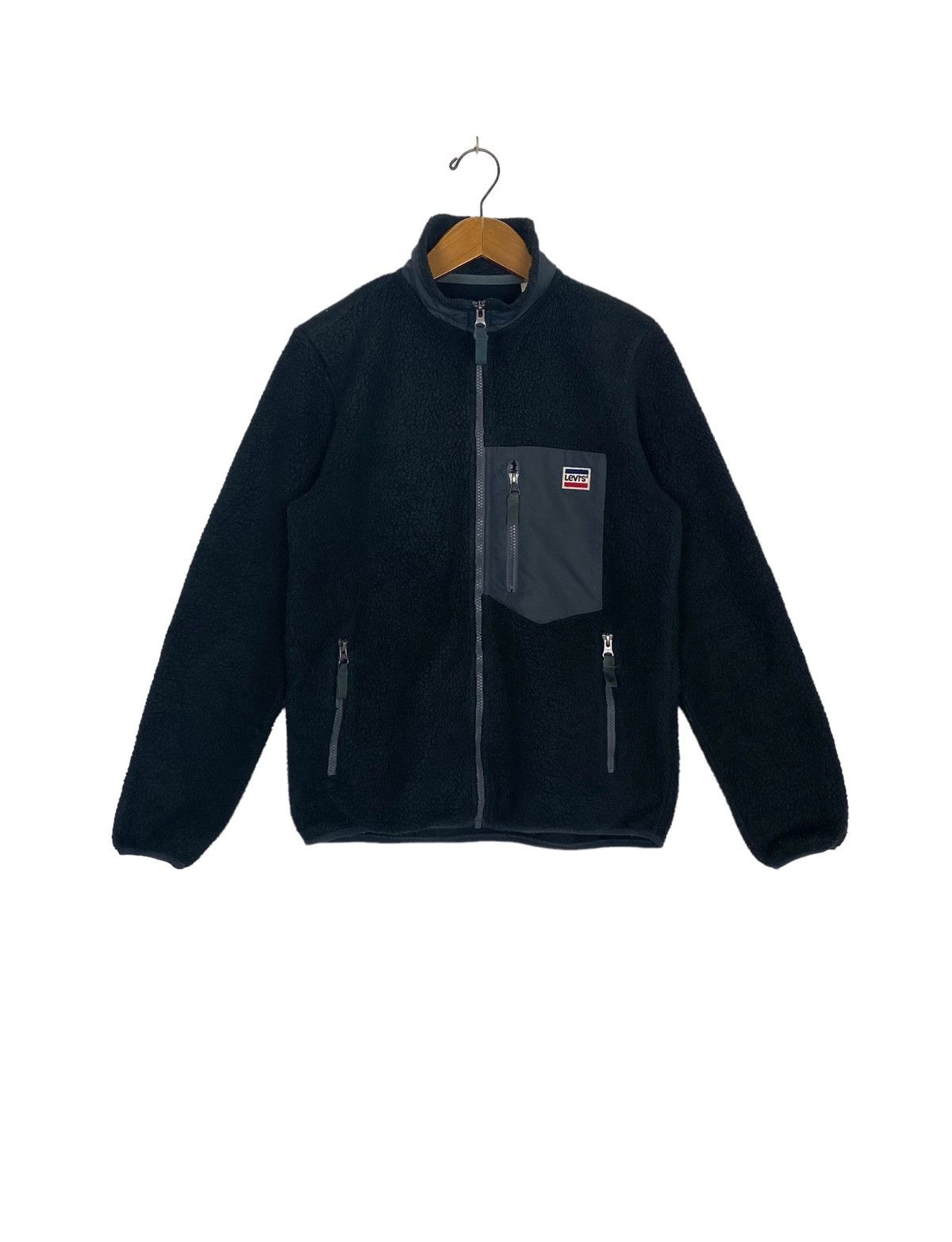 Rare‼️ Levi's Men's All Over Sherpa Jacket with Patch Pocket