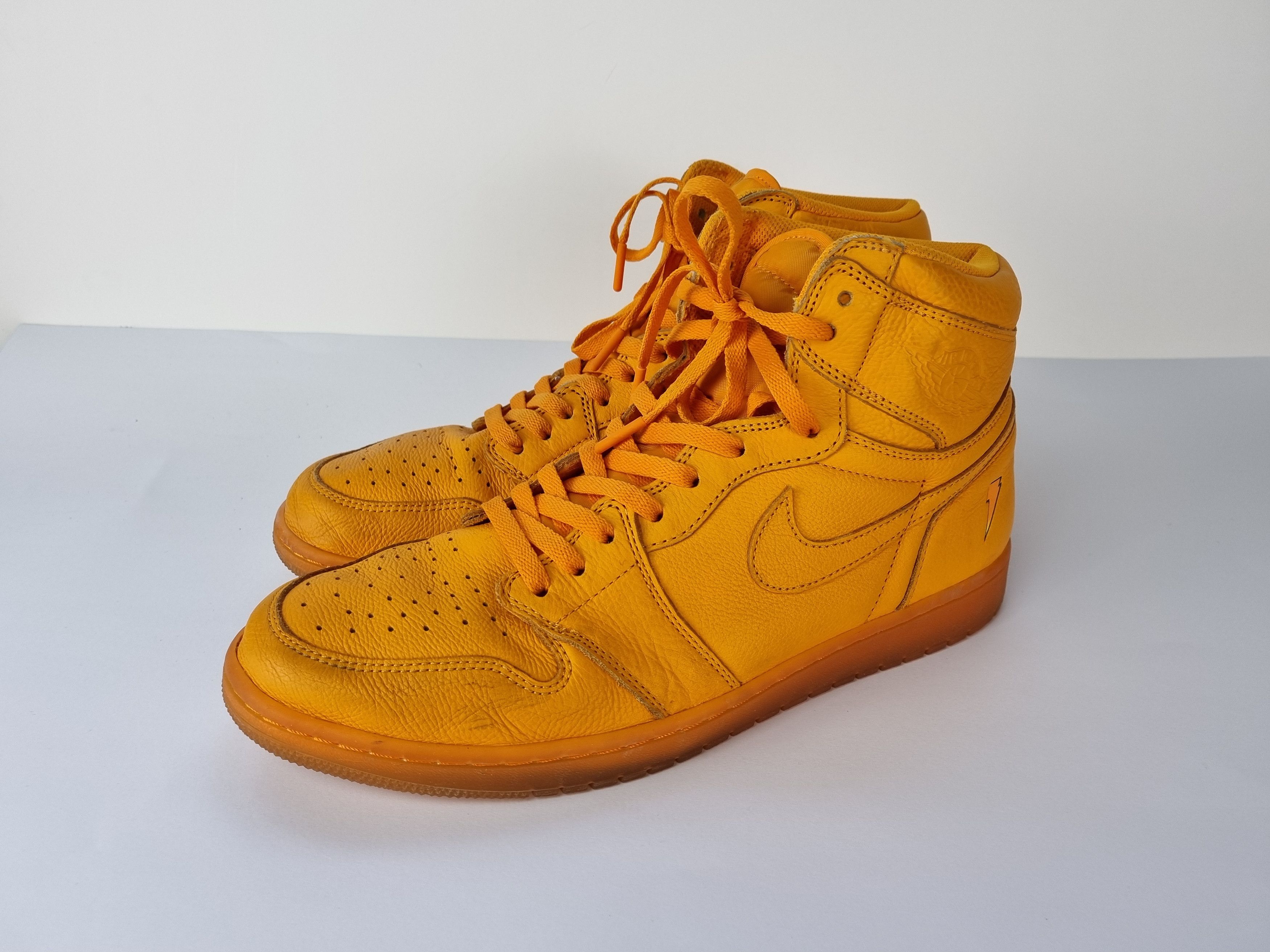 Gatorade × Jordan Brand × Nike Air Jordan 1 High Orange Peel Gatorade Nike Sneakers Size US 13 / EU 46 - 2 Thumbnail