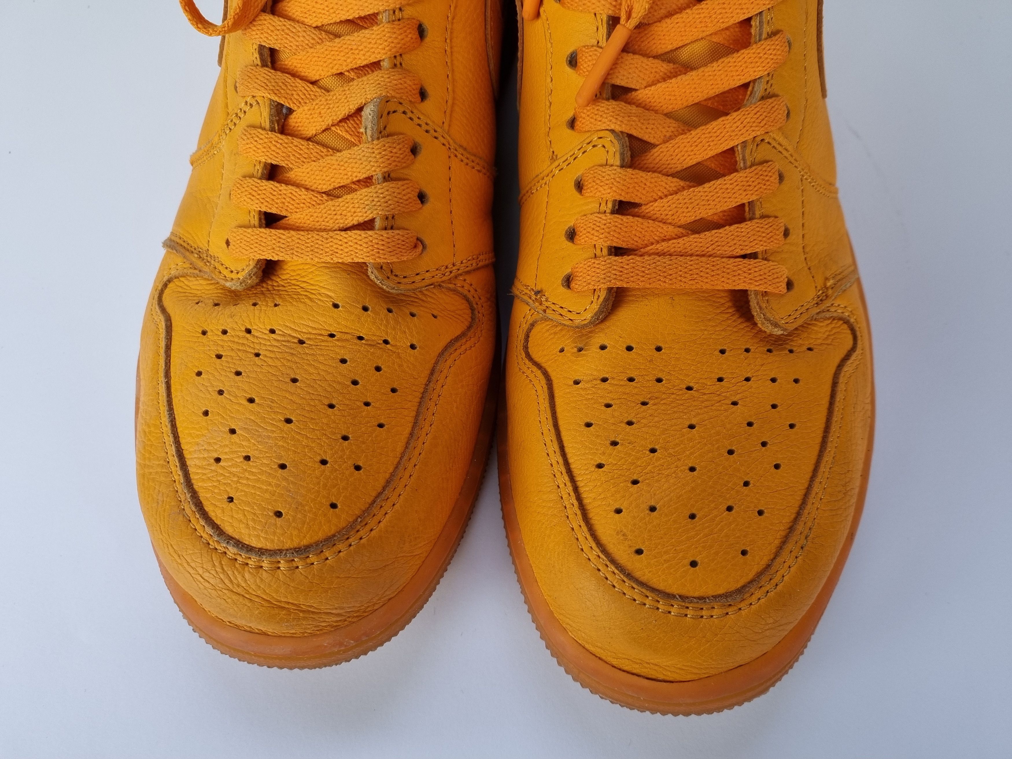 Gatorade × Jordan Brand × Nike Air Jordan 1 High Orange Peel Gatorade Nike Sneakers Size US 13 / EU 46 - 11 Thumbnail
