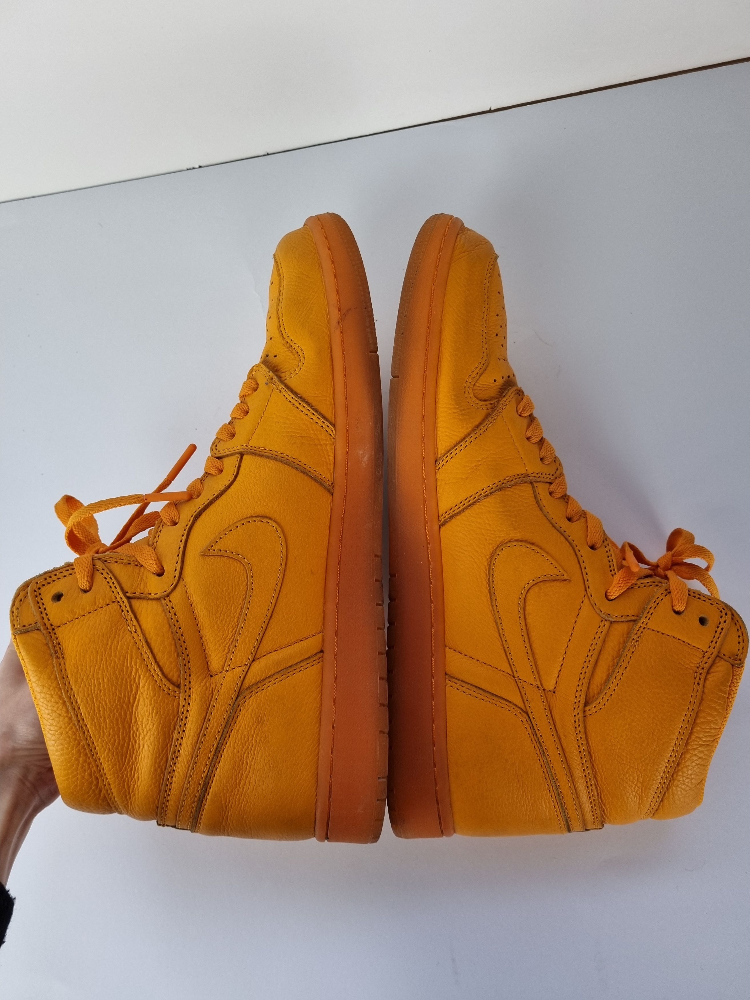 Gatorade × Jordan Brand × Nike Air Jordan 1 High Orange Peel Gatorade Nike Sneakers Size US 13 / EU 46 - 8 Thumbnail