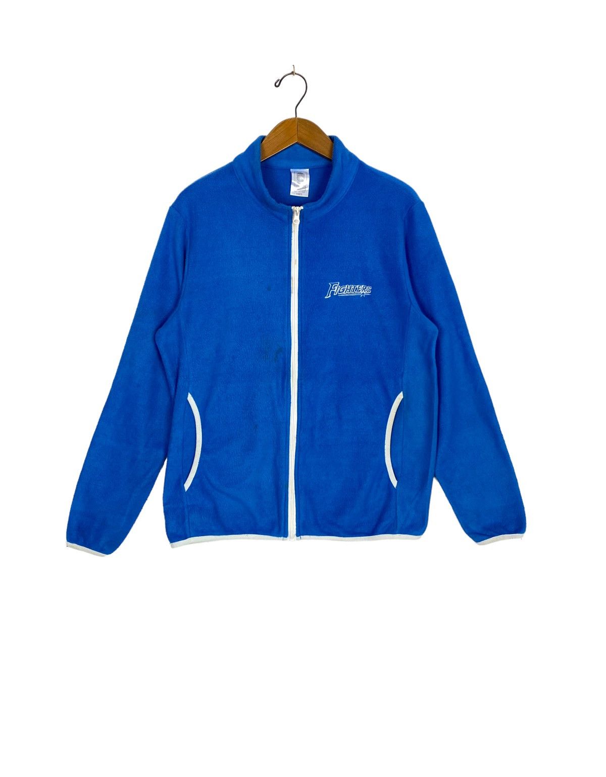 Japanese Brand Hokkaido Nippon-ham Fighters Baseball Team Fleece Zipper Size US M / EU 48-50 / 2 - 1 Thumbnail
